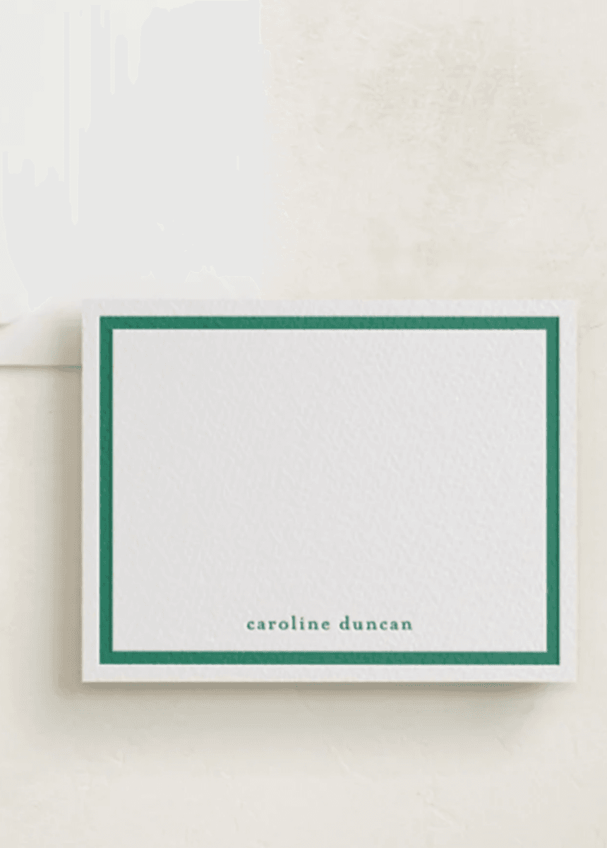 Minted Personalized Stationary