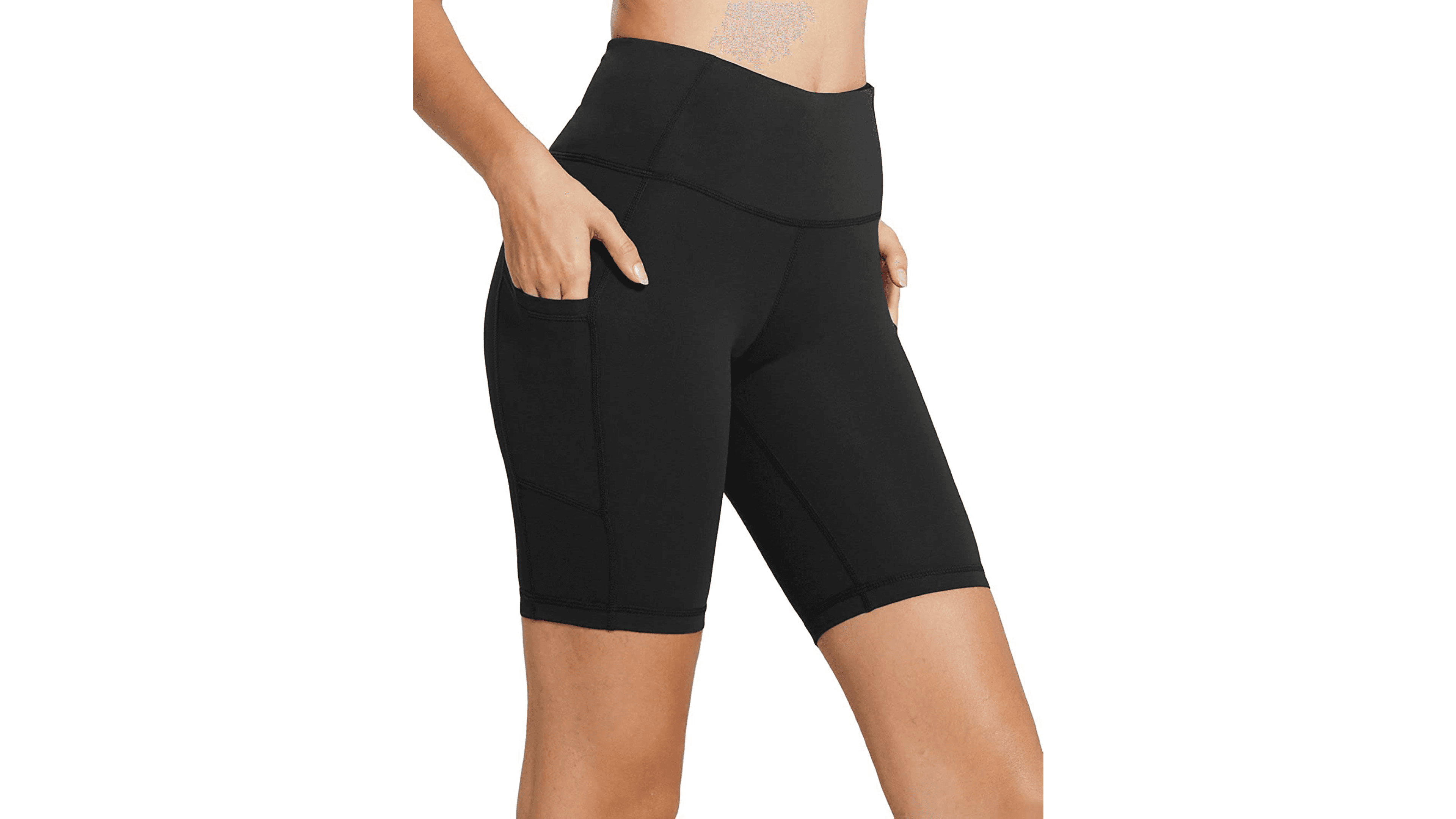 black biker shorts