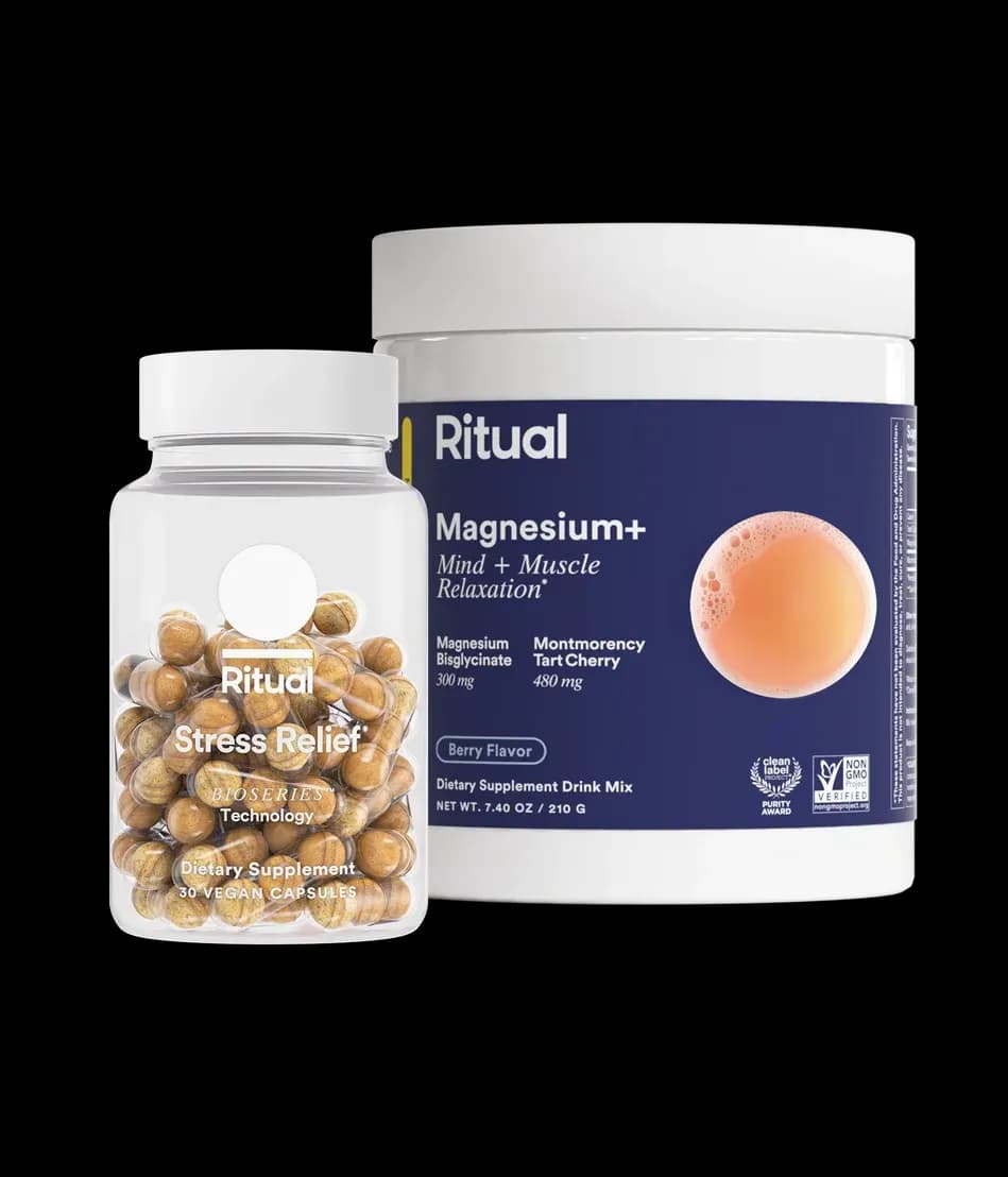 ritual stress and magnesium supplement duo