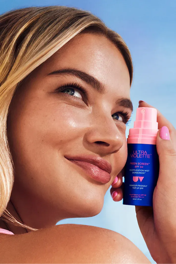 SPF facial spray