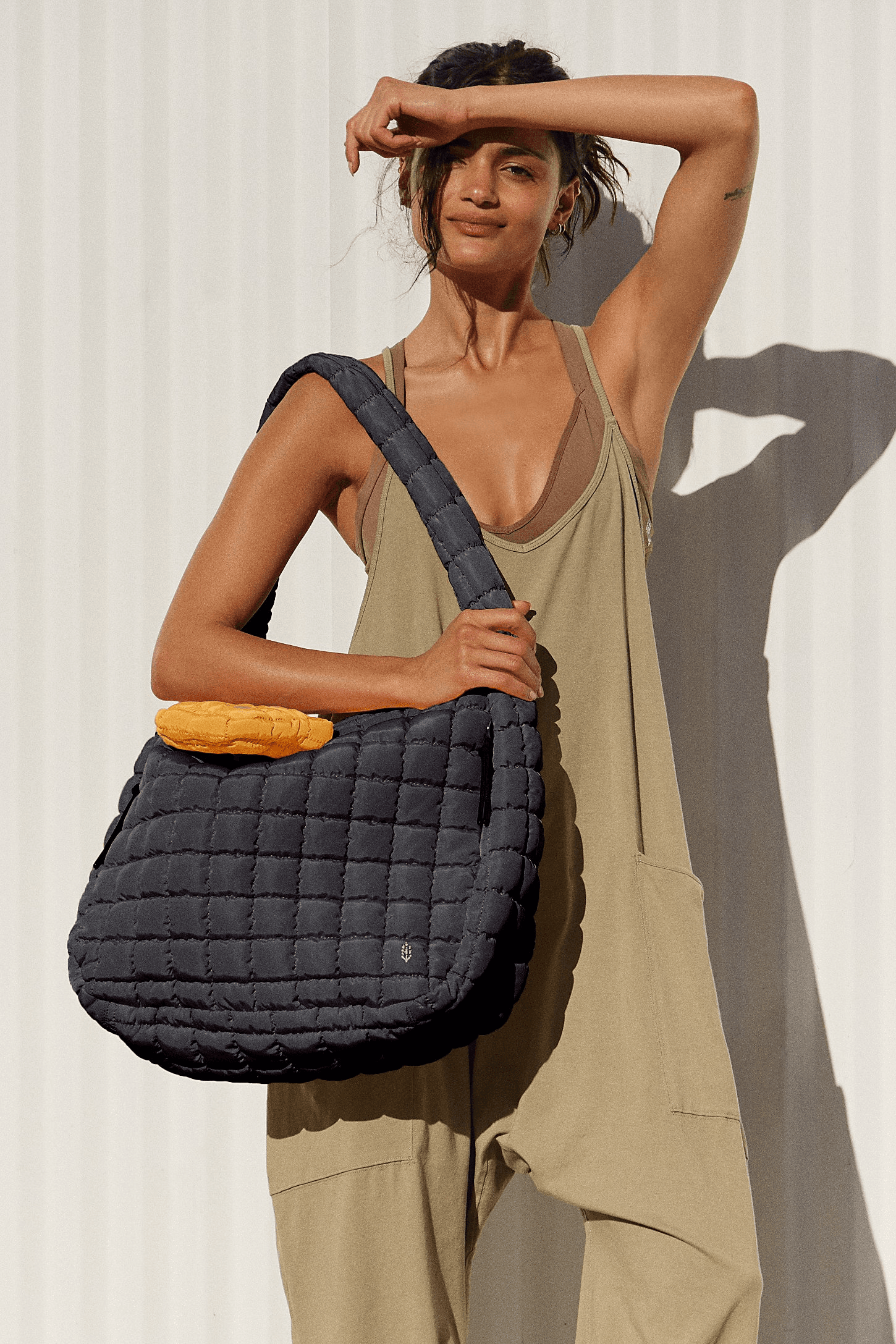 Free People FP Movement Quilted Carryall Bag