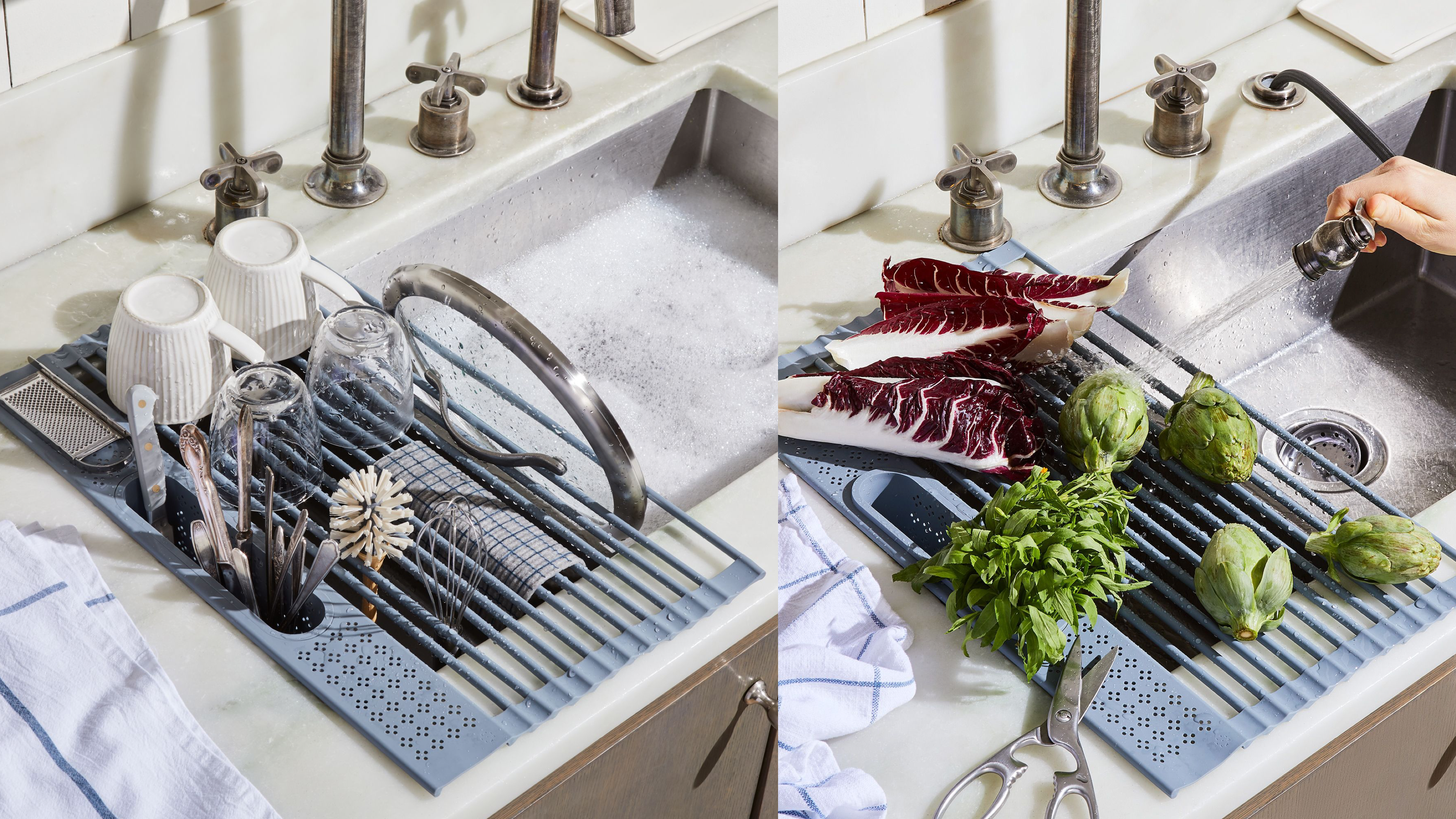 over-the-sink drying rack