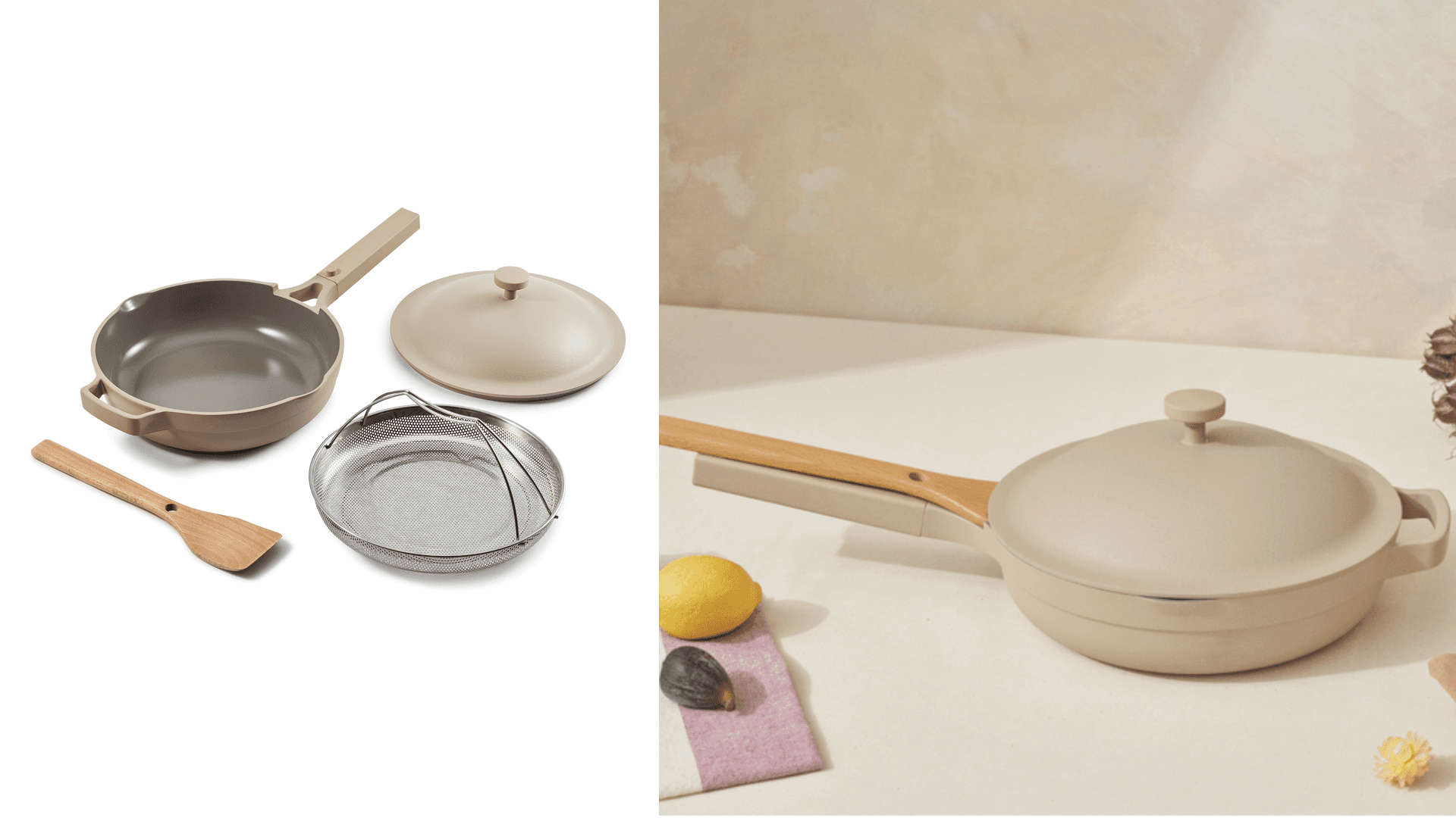 Deep our place pan in white