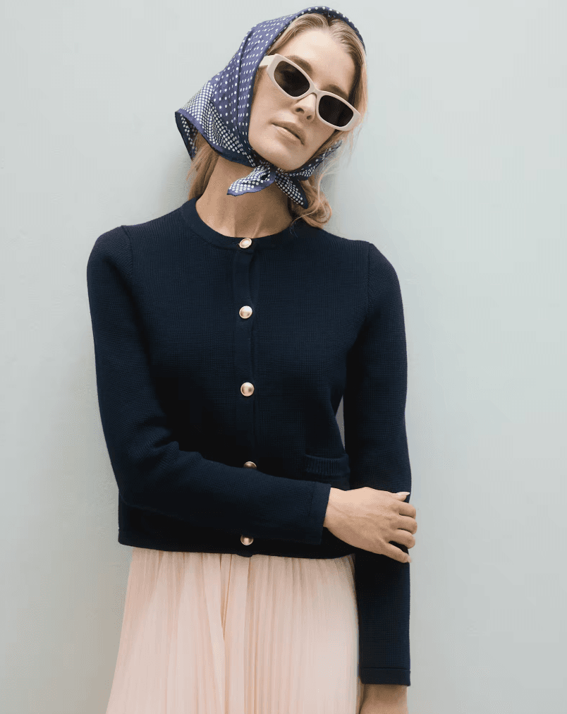 Quince 100% Organic Cotton Sweater Jacket