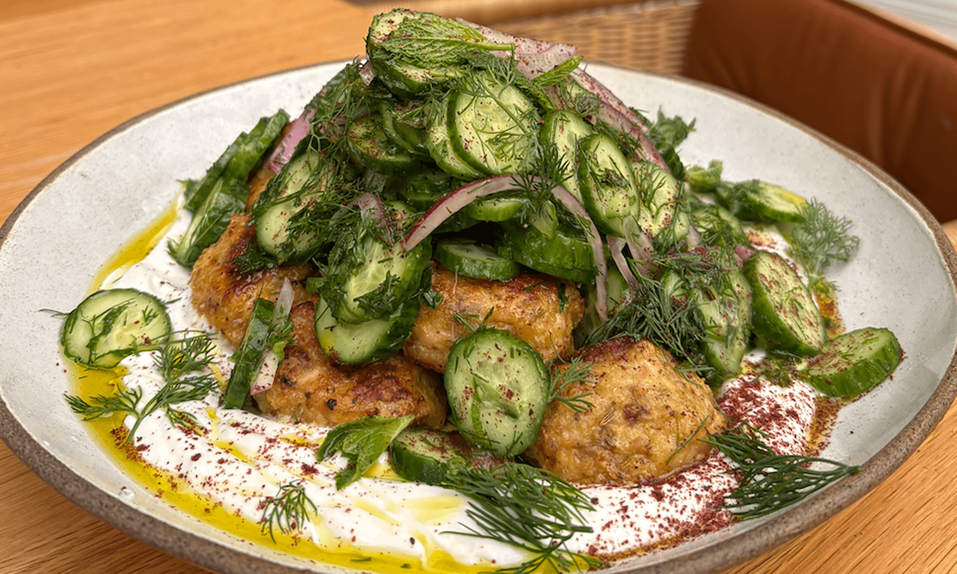 Light, Bright, Mediterranean-Inspired Meatballs