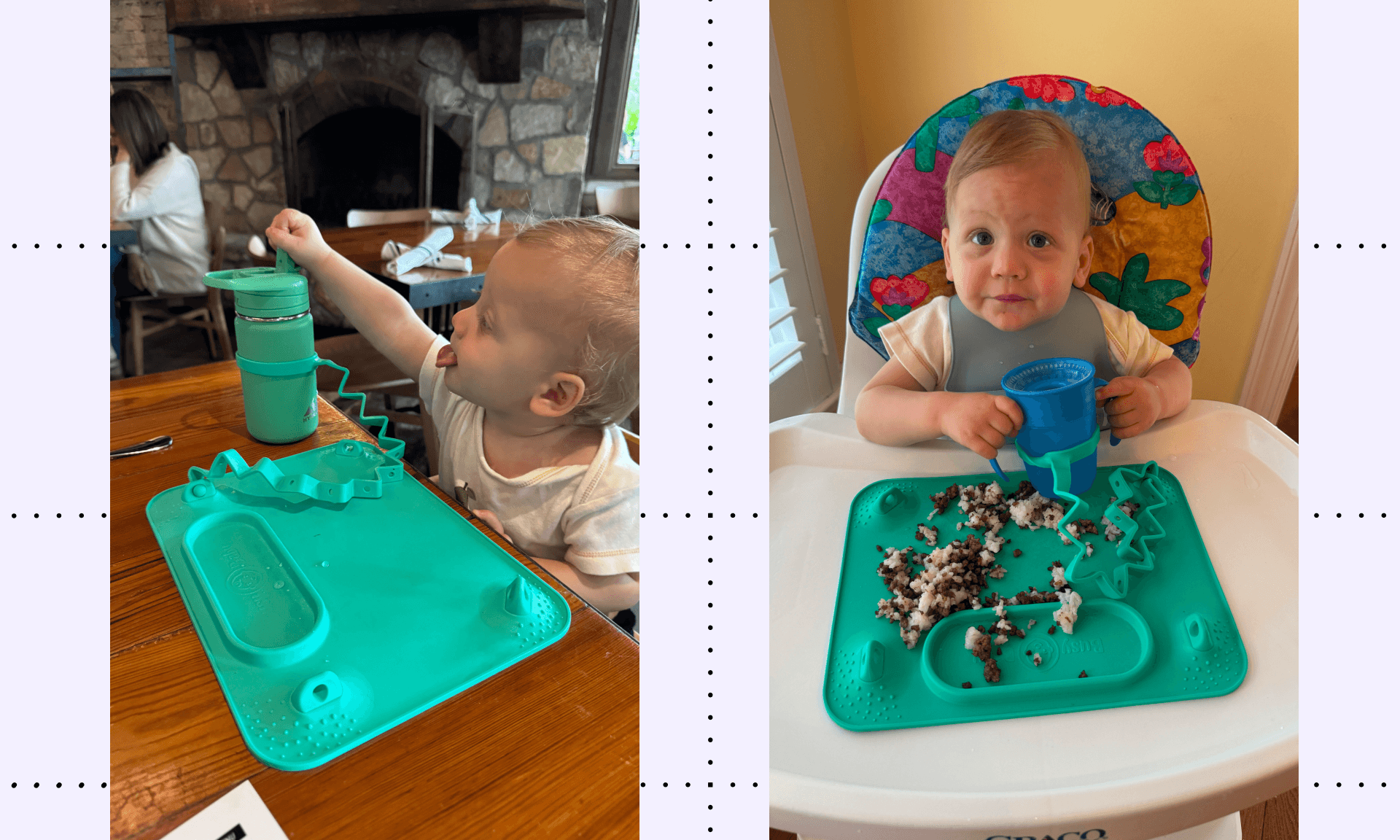 review of the busy baby eating mat