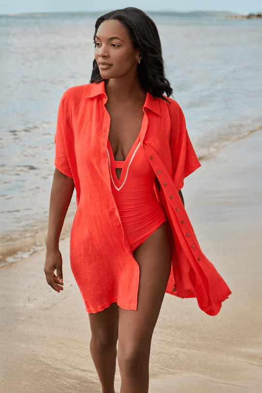 MiracleSuit Beach Shirt Cover Up
