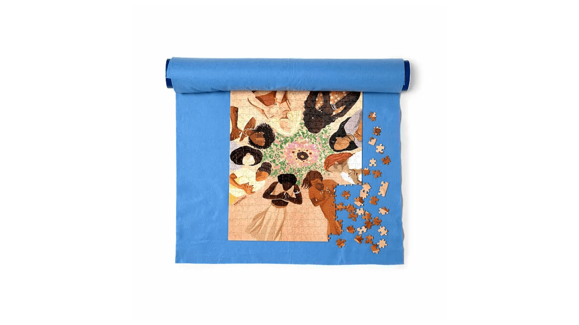mat for doing puzzles on
