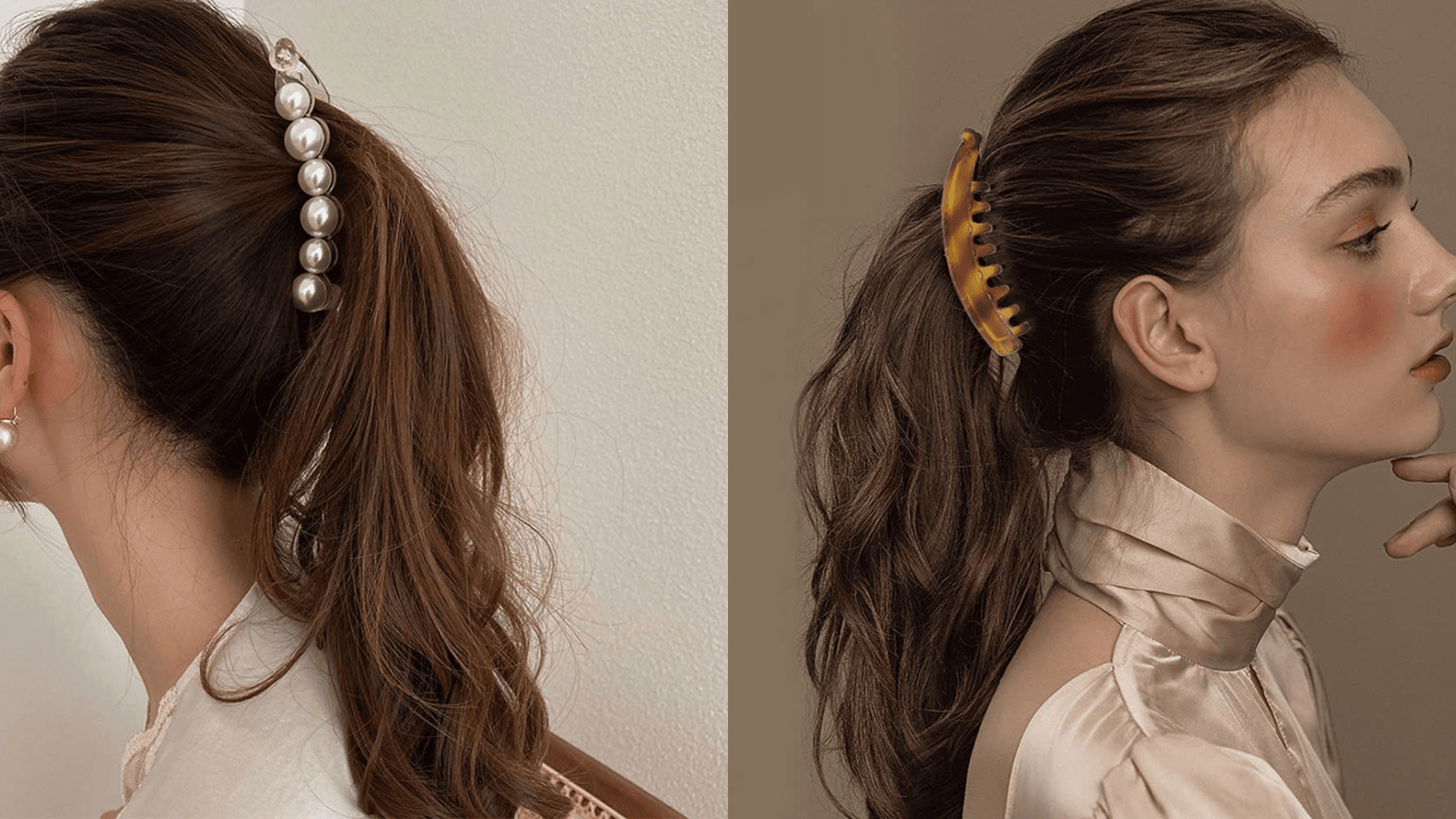 Banana hair clips