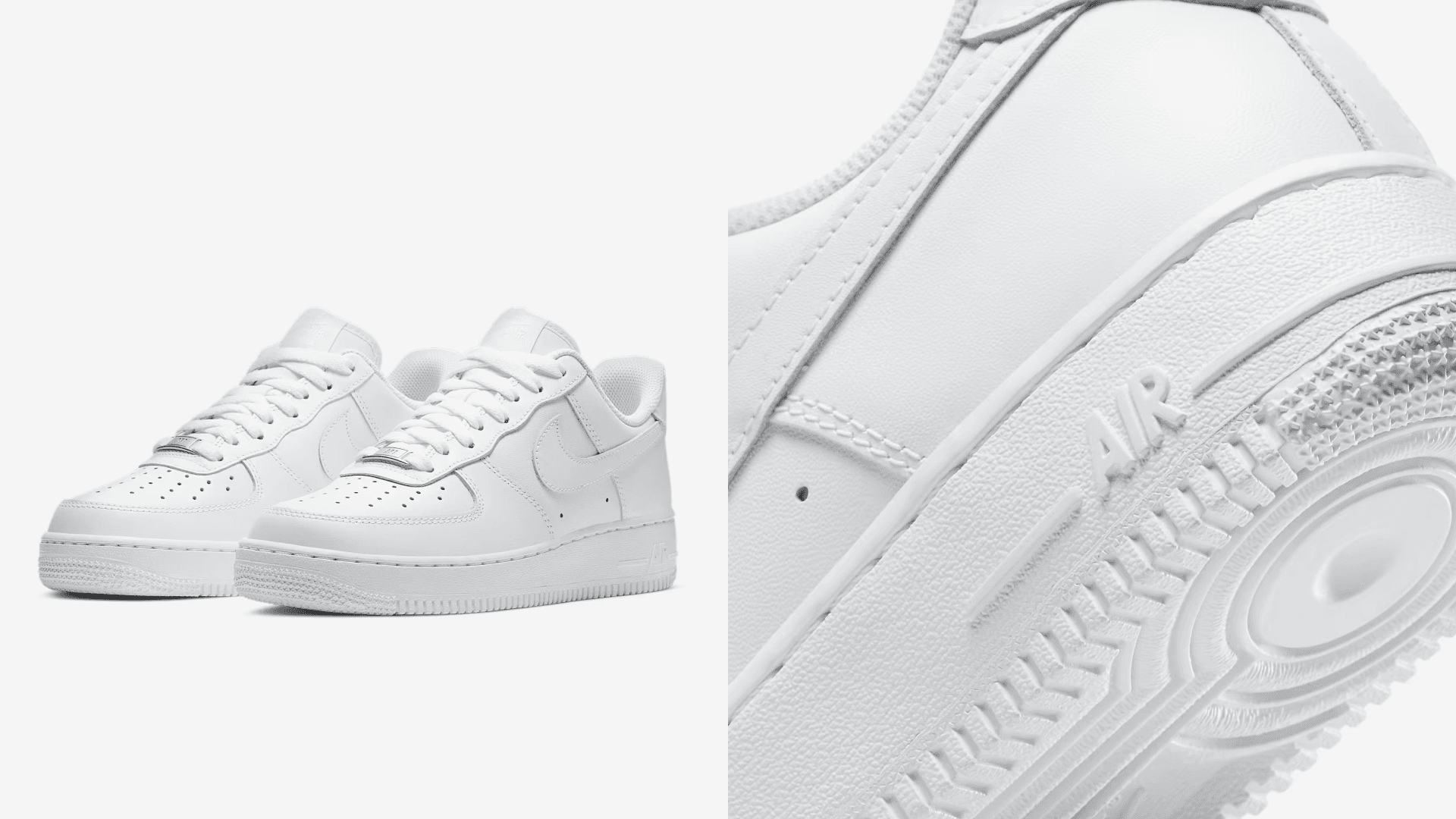 Nike sneakers in white