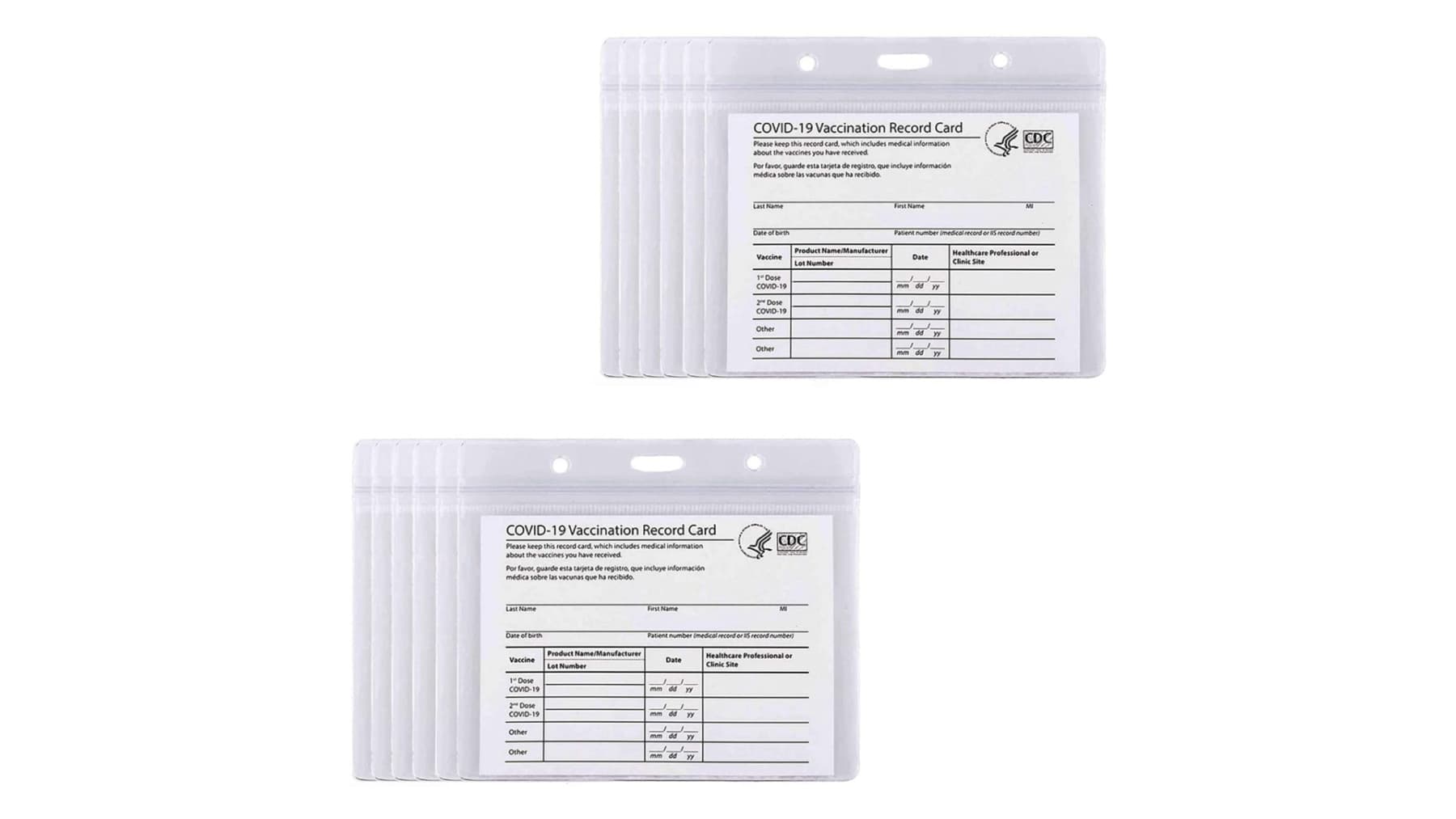 Vaccine card holder