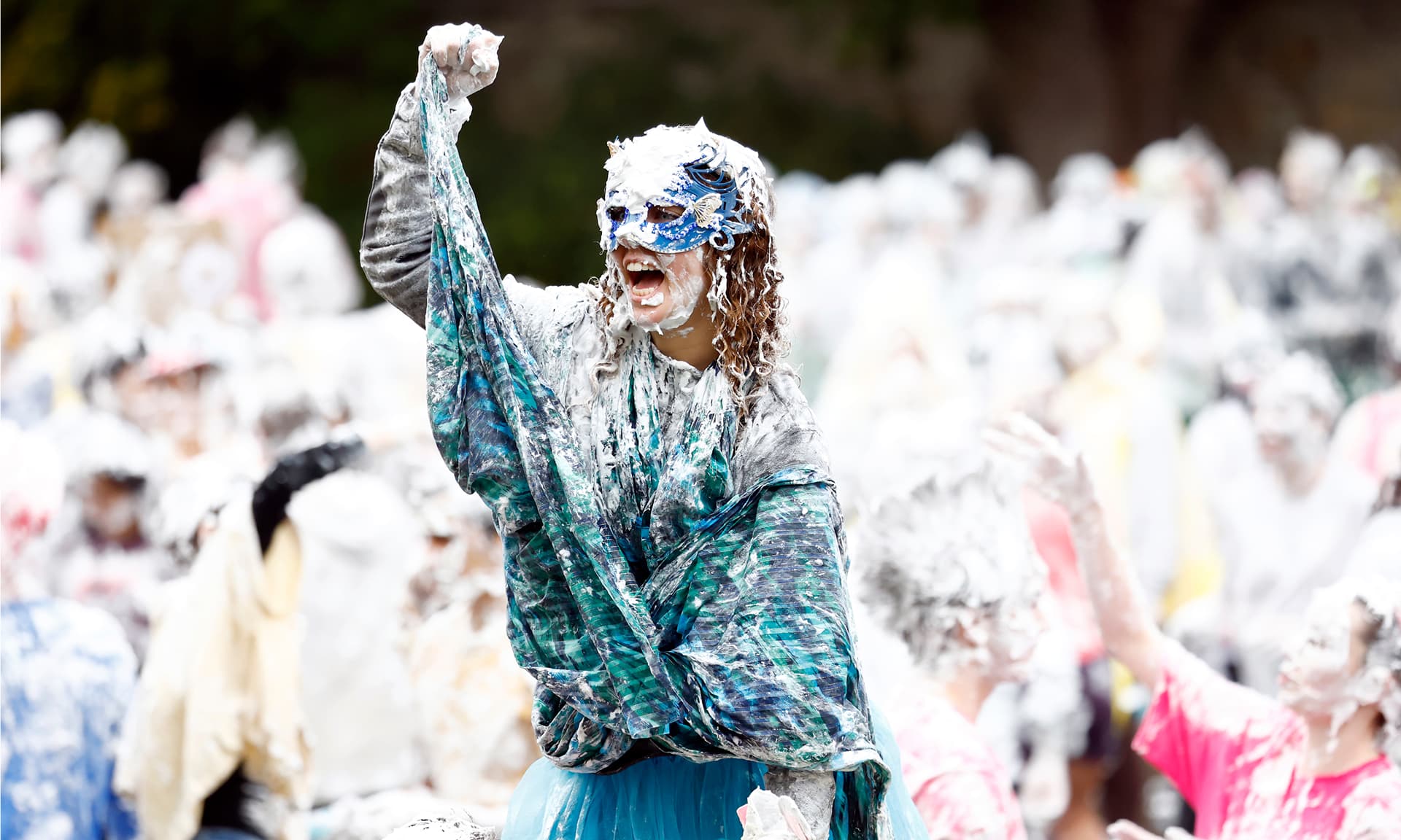 University of St Andrews' Raisin Monday foam party
