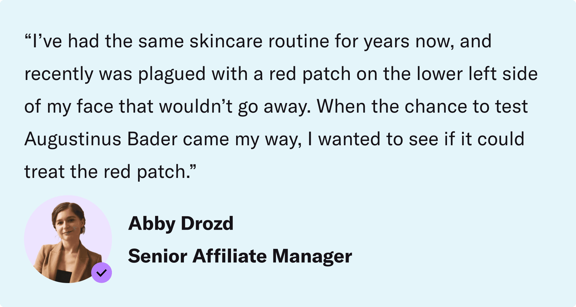 why abby tested