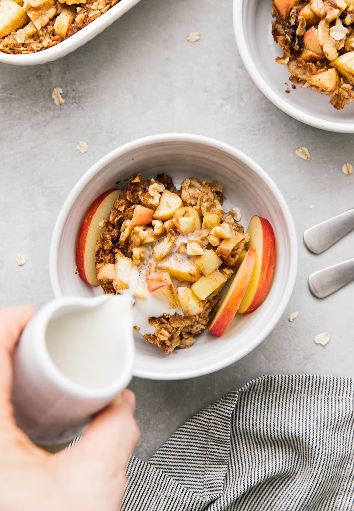 oatmeal melatonin apple baked