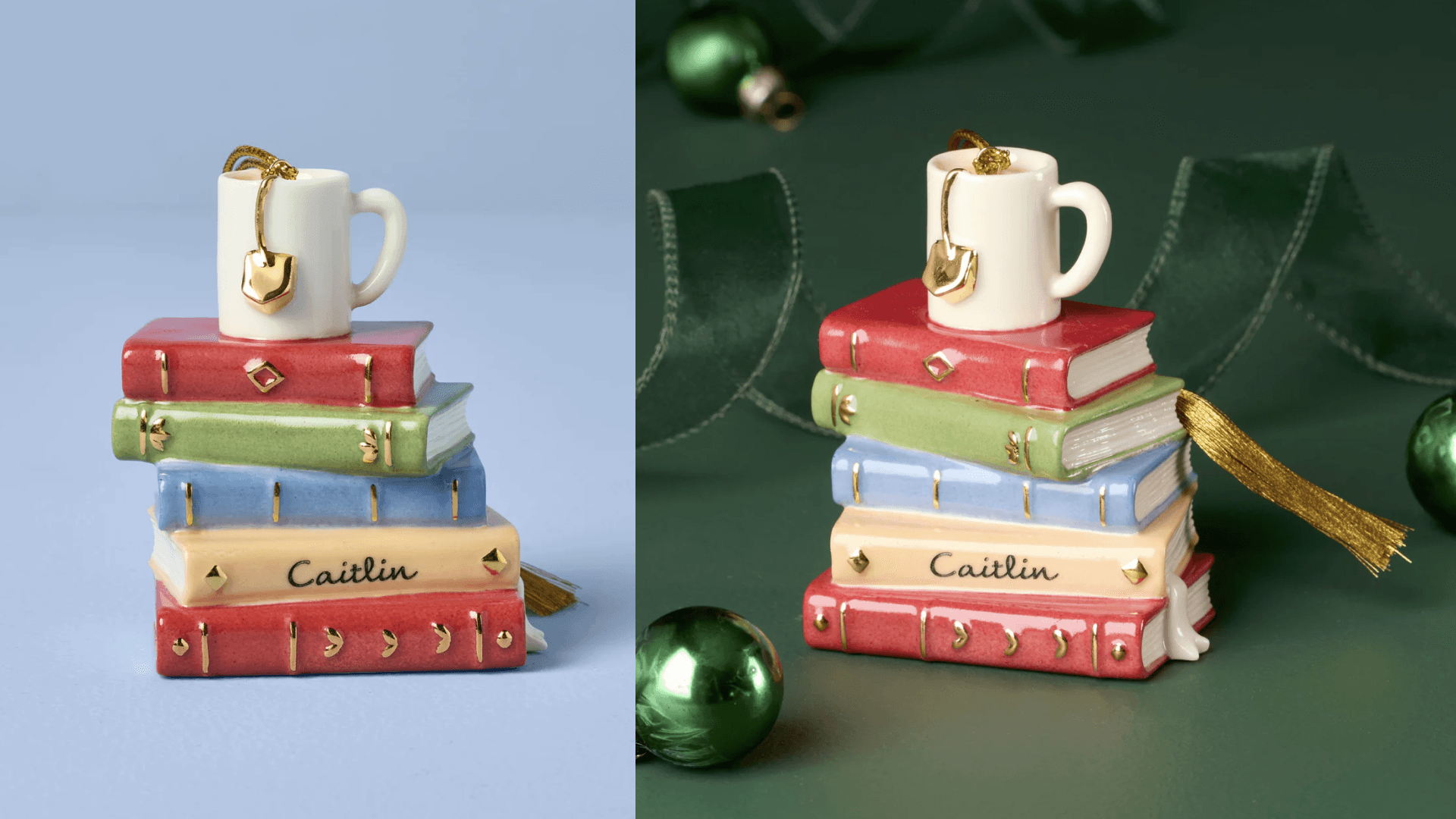 book ornament