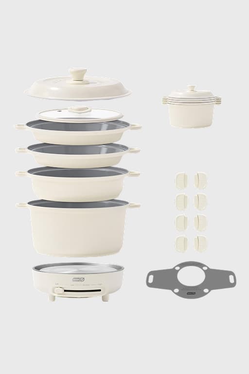Stacks 16-Piece Ceramic Cookware Set