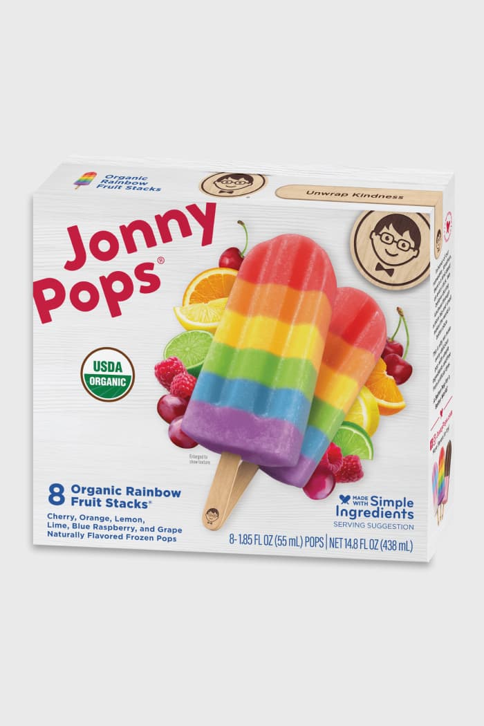 Johnny Pops Organic Rainbow Fruit Stacks