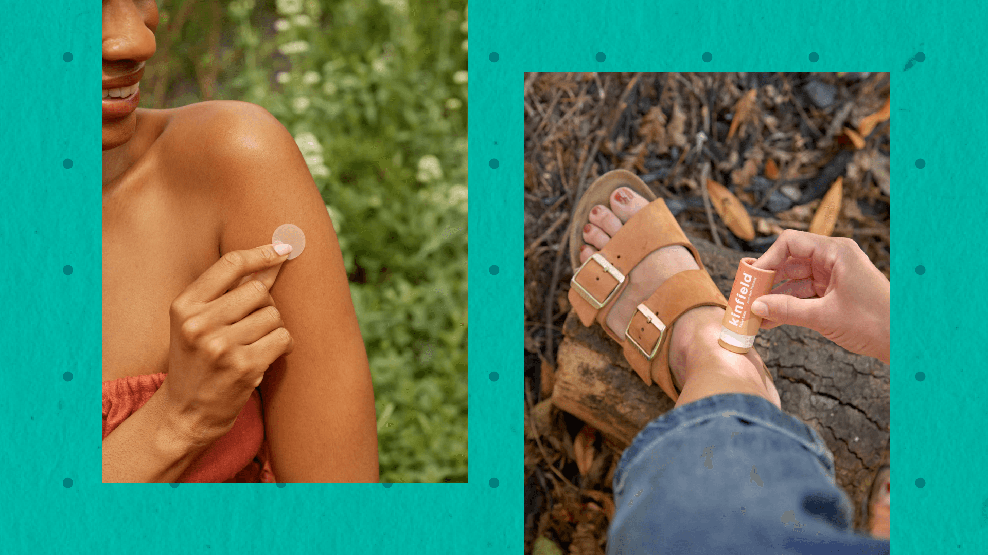 kinfield anti itch bug bite patches and relief balm