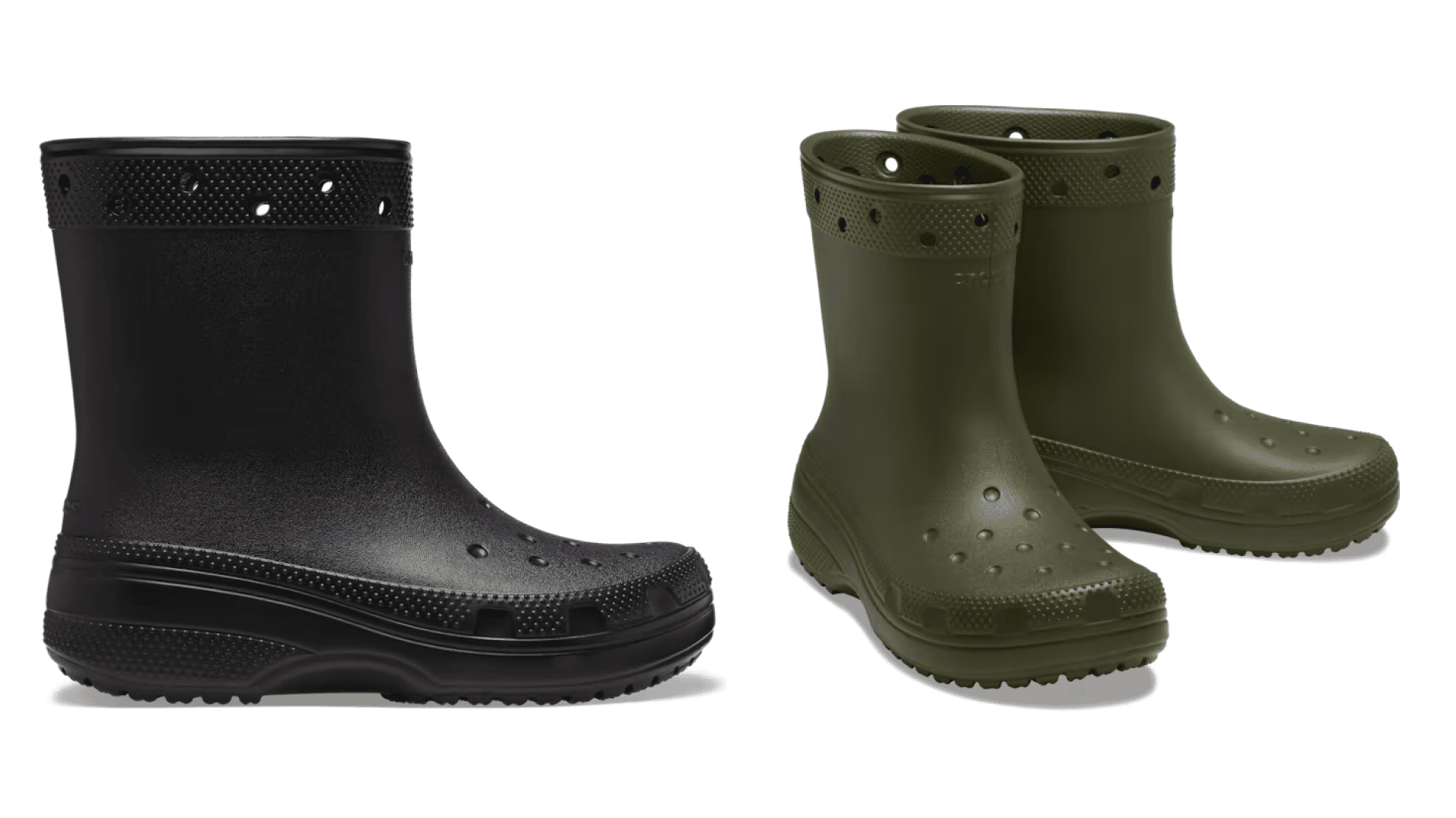 Crocs rain boots