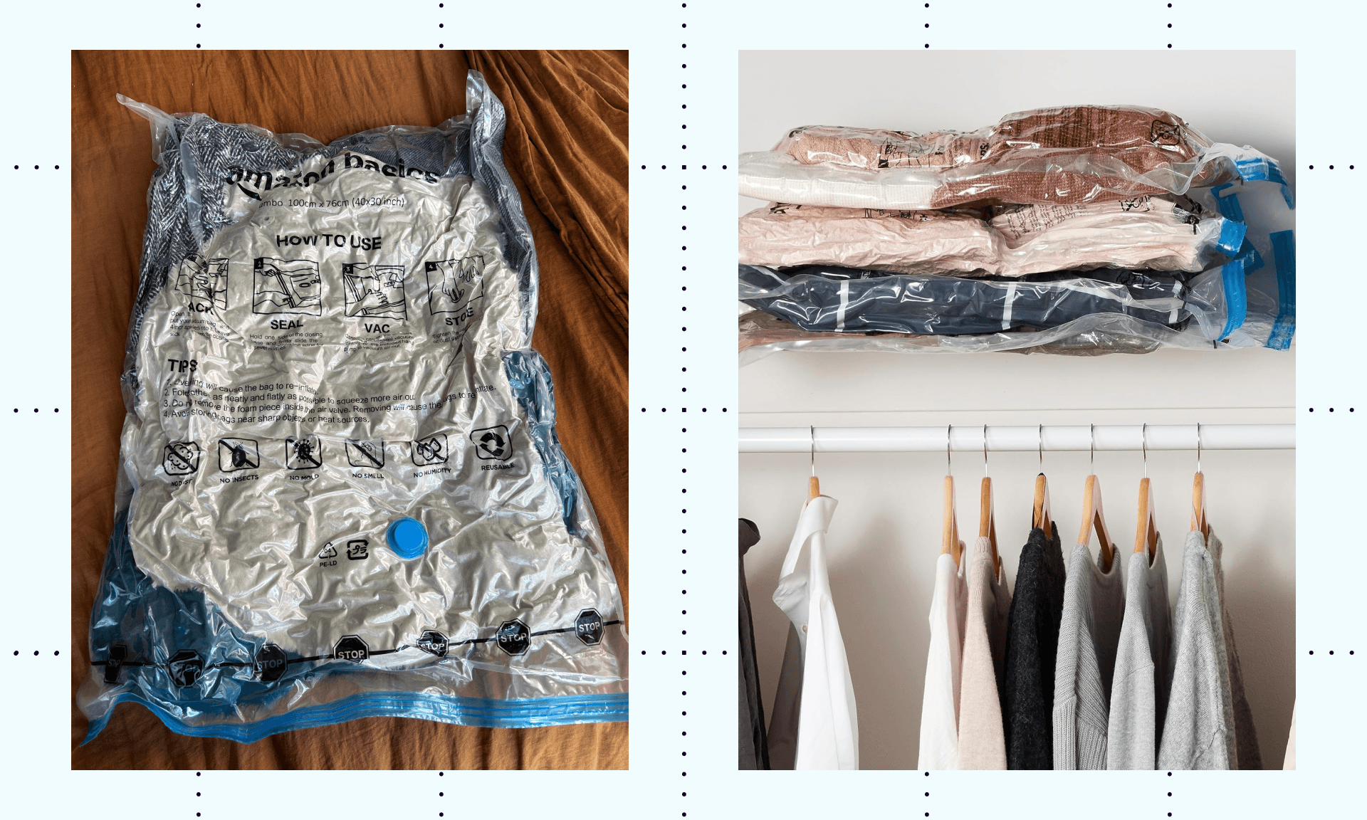 Amazon Basics Vacuum Storage Bags