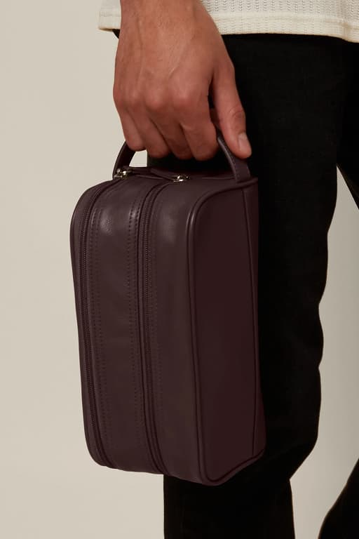 Small Double Zip Toiletry Bag