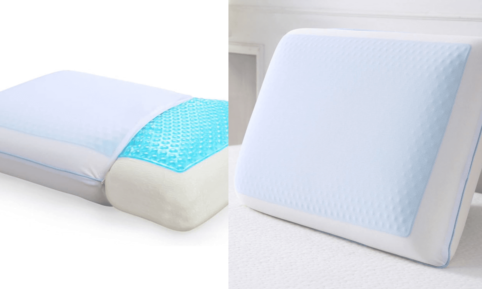 COOL GEL Reversible and Memory Foam Pillow