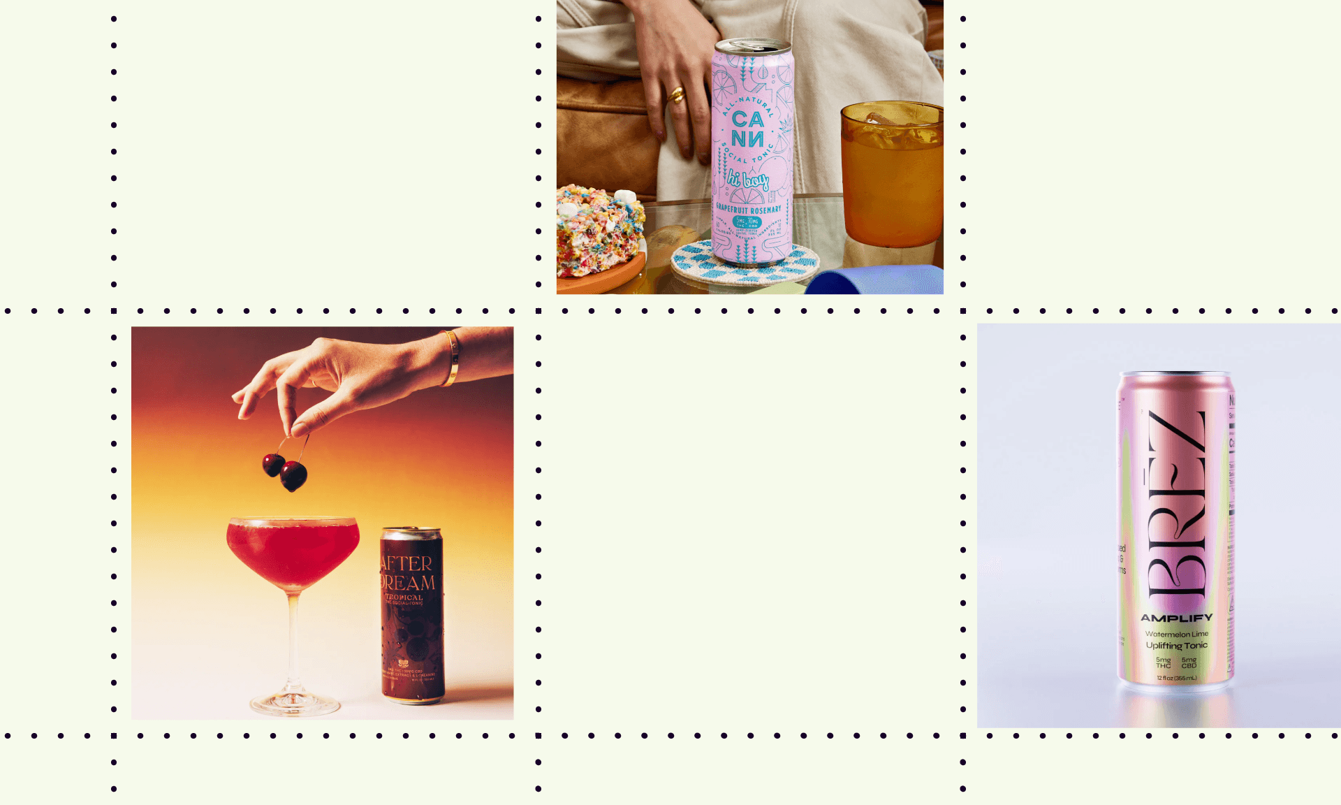 Viral THC- and CBD-infused beverages