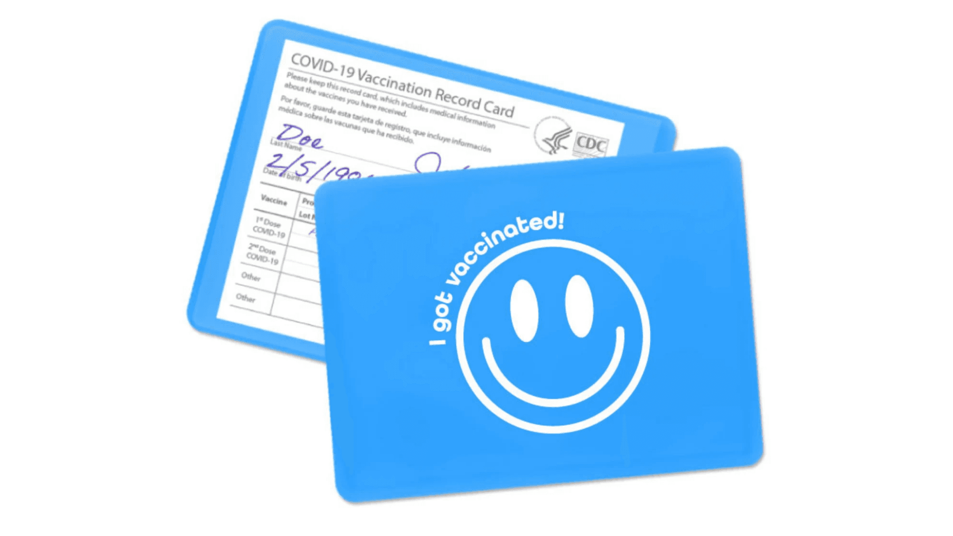 Graphic vax card