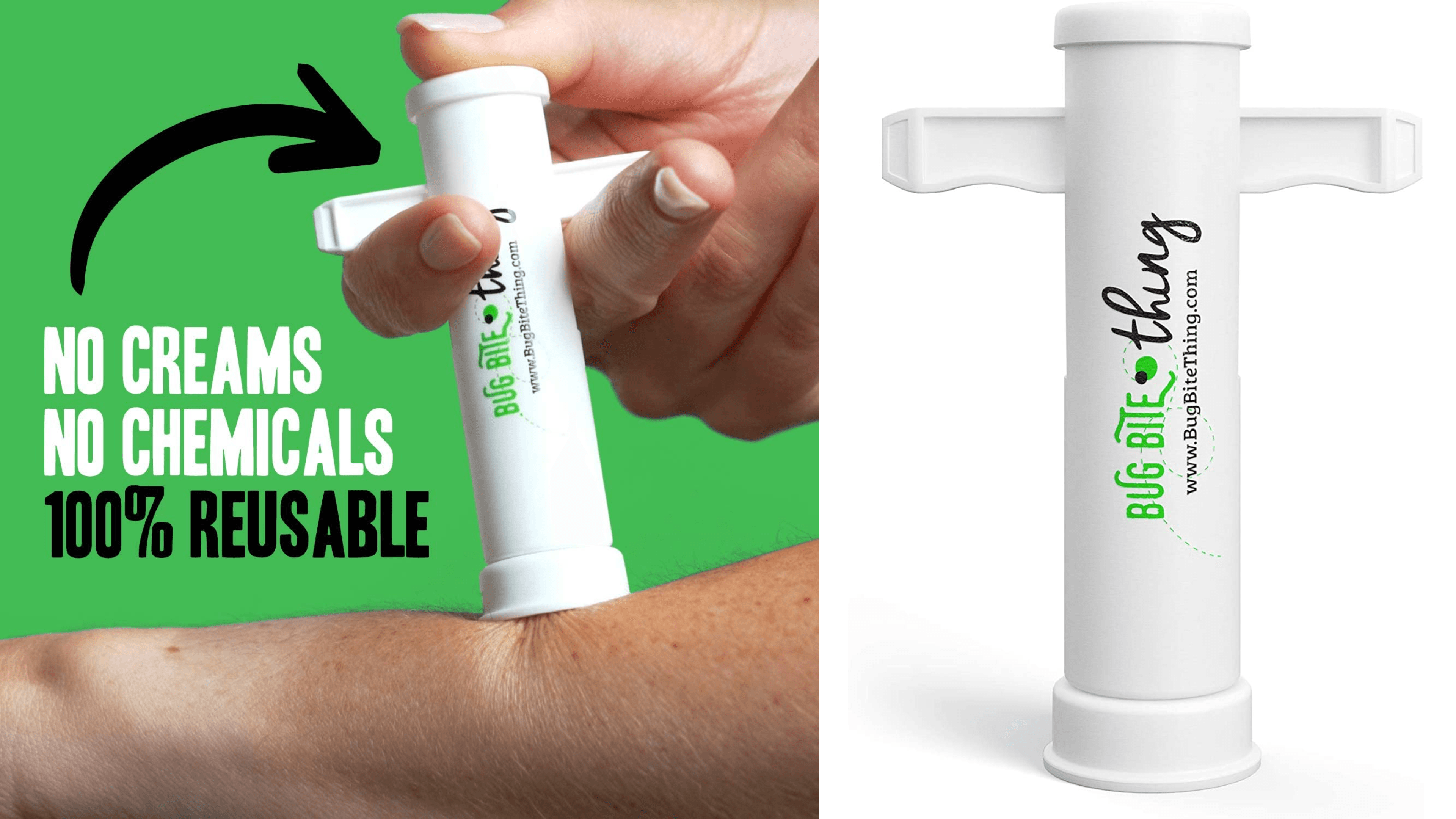 bug bite suction tool to lessen itchiness