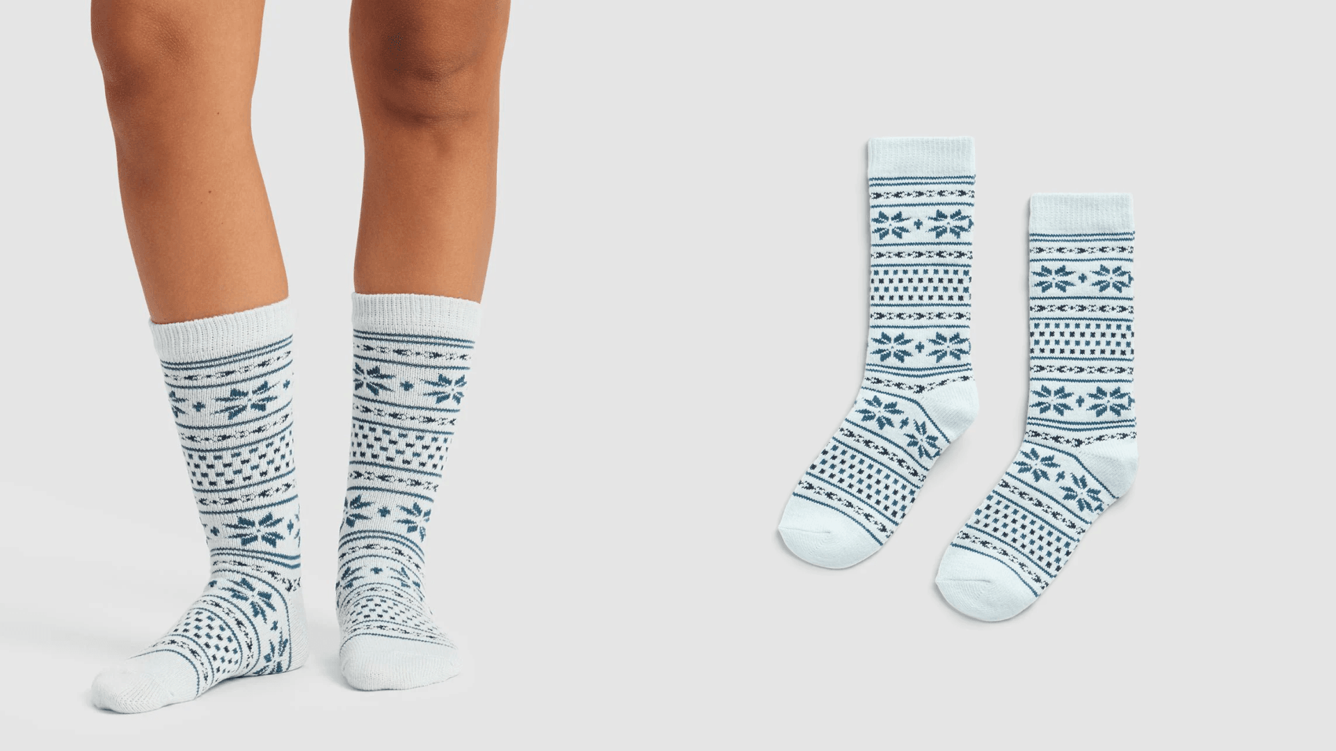 snowflake socks