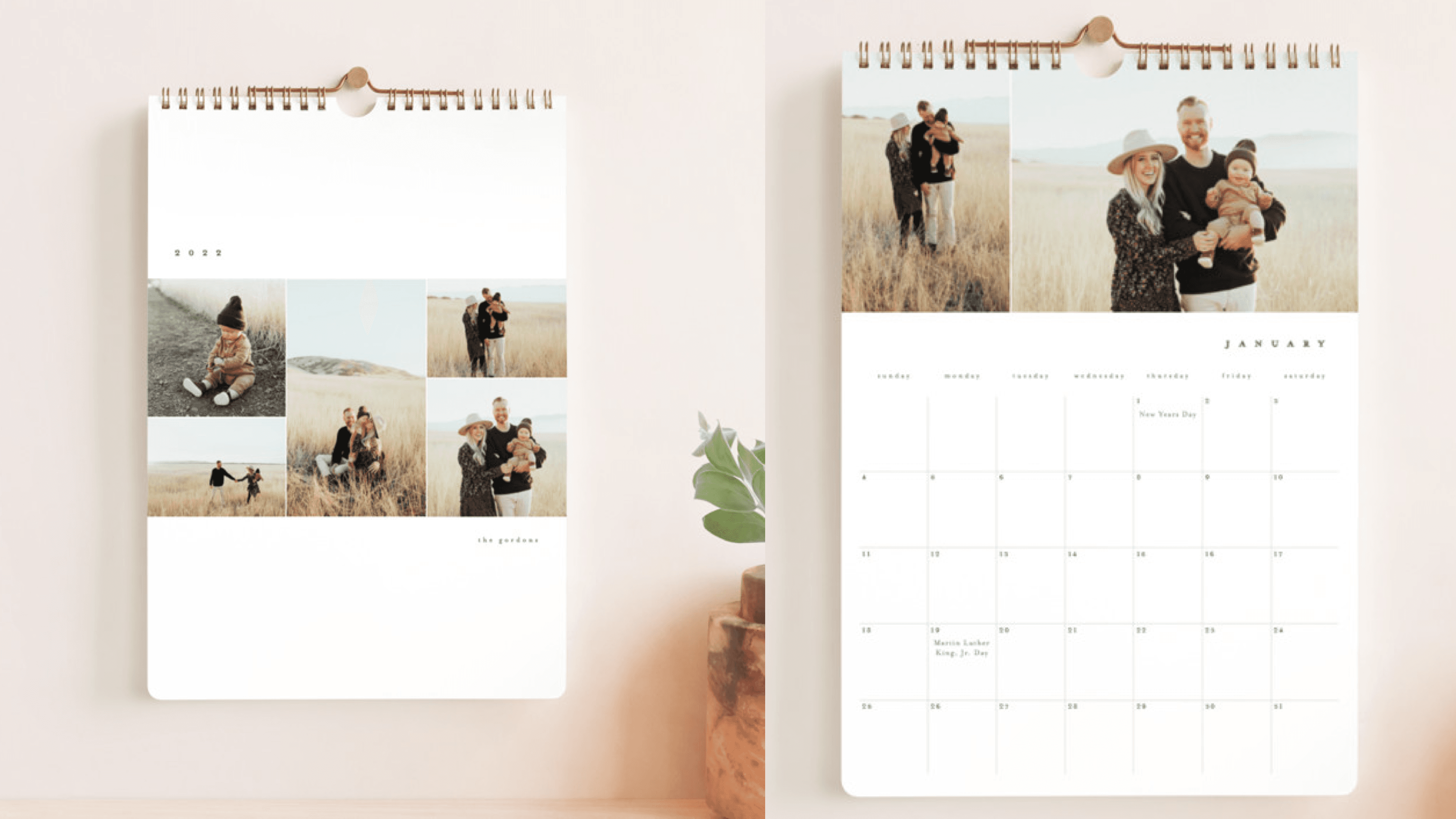 A photo calendar