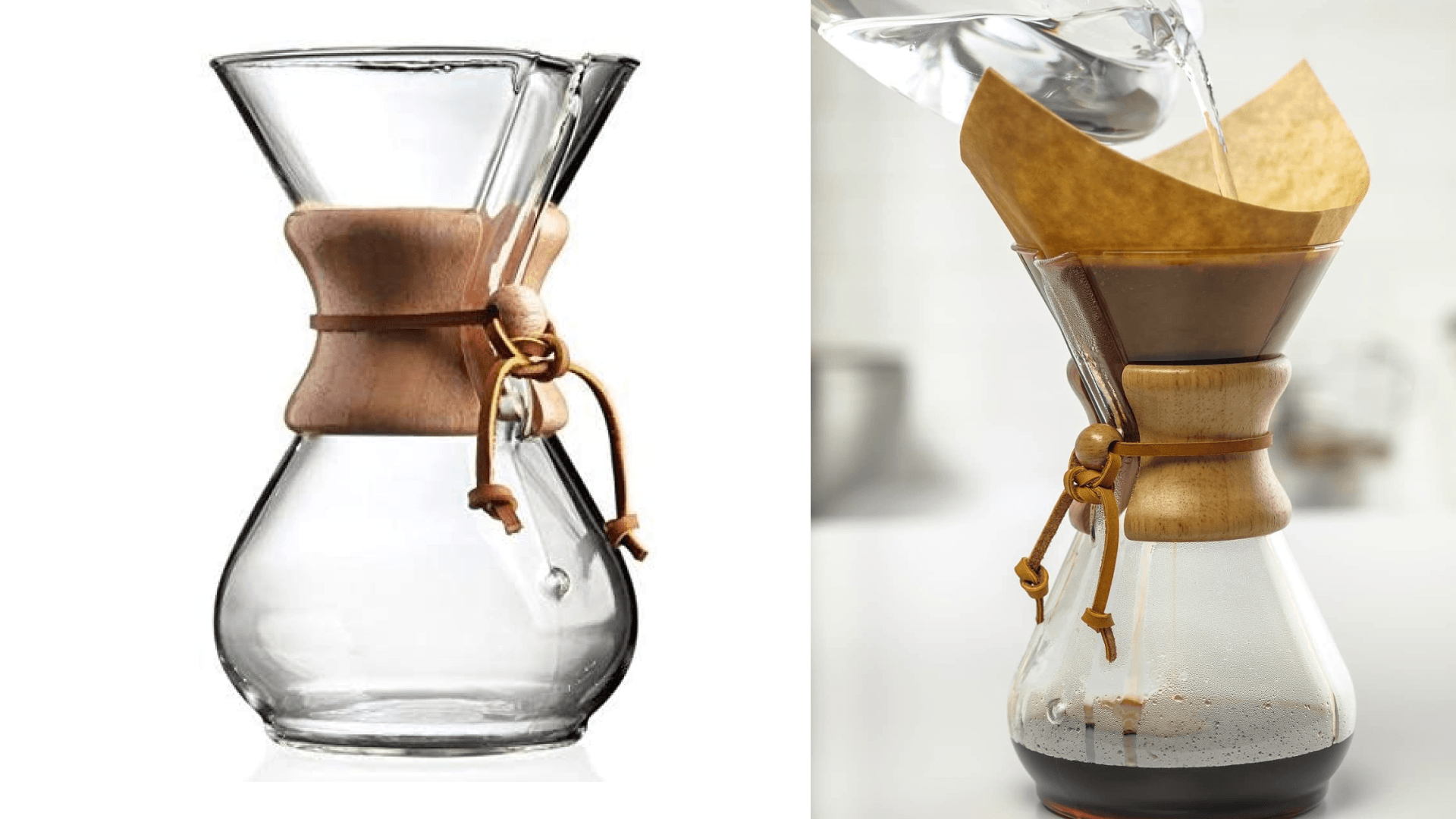 Chemex Pour Over Glass Coffeemaker