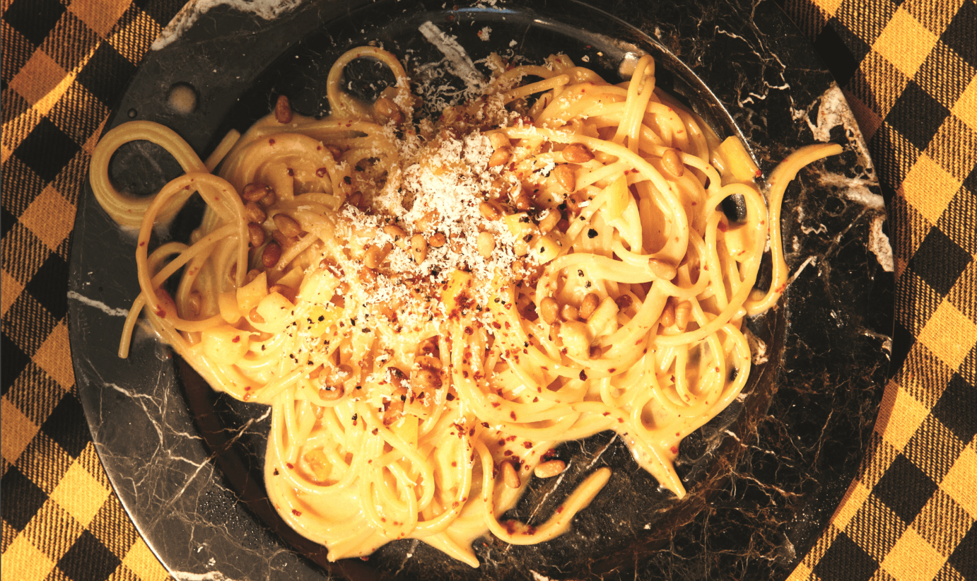 Pine Nut and Preserved Lemon Pasta
