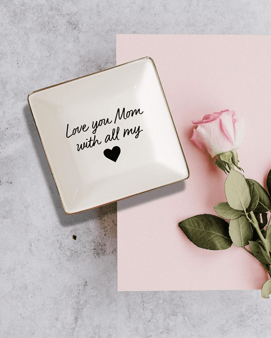 Simply Charmed Love You Mom Jewelry Dish