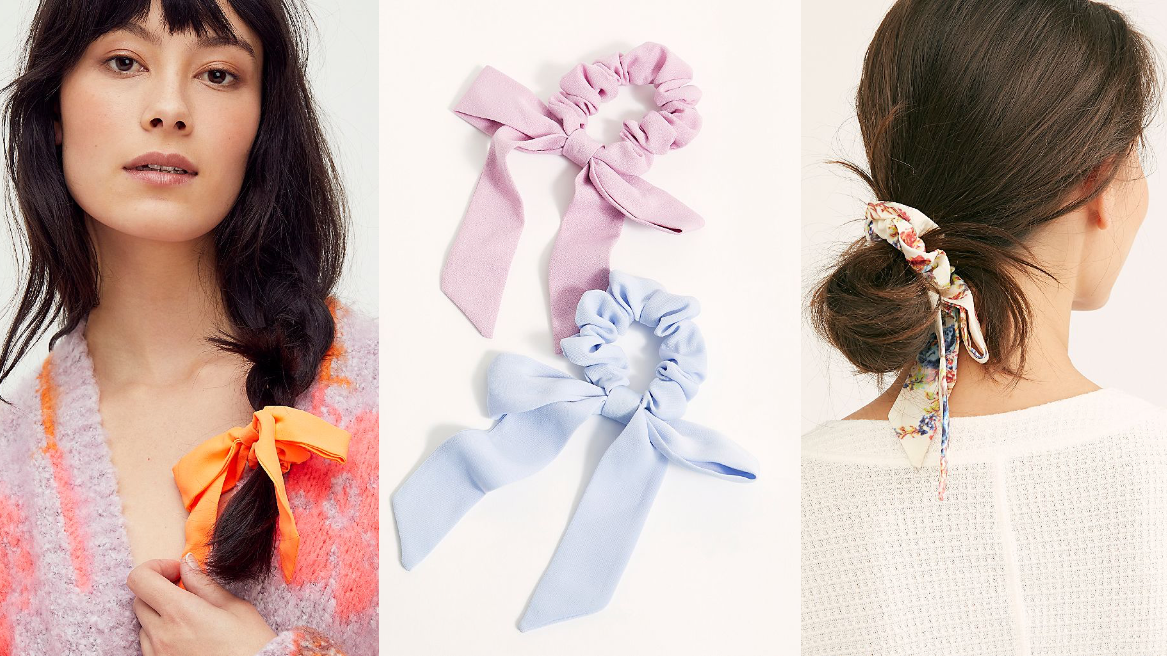 bow scrunchies