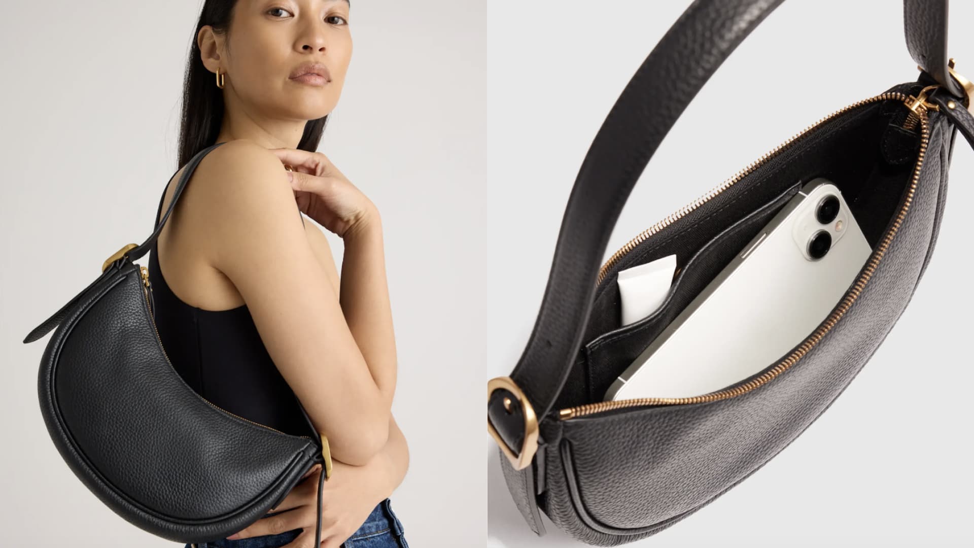 leather shoulder bag