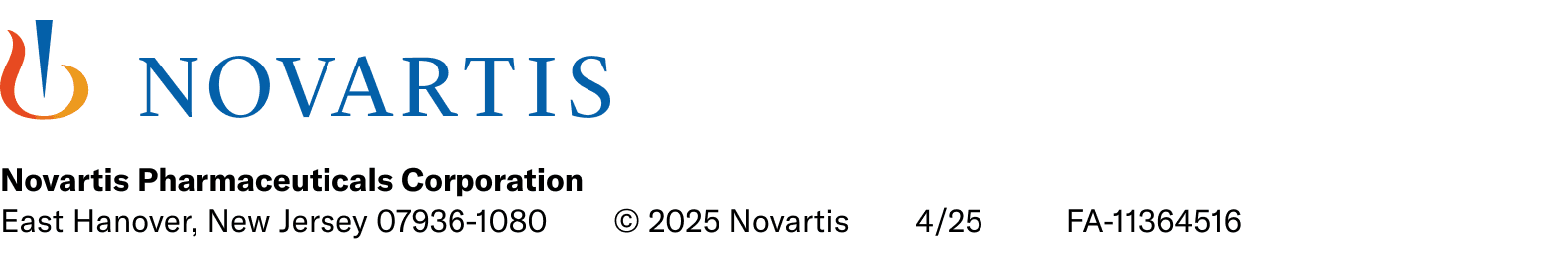 Novartis footer