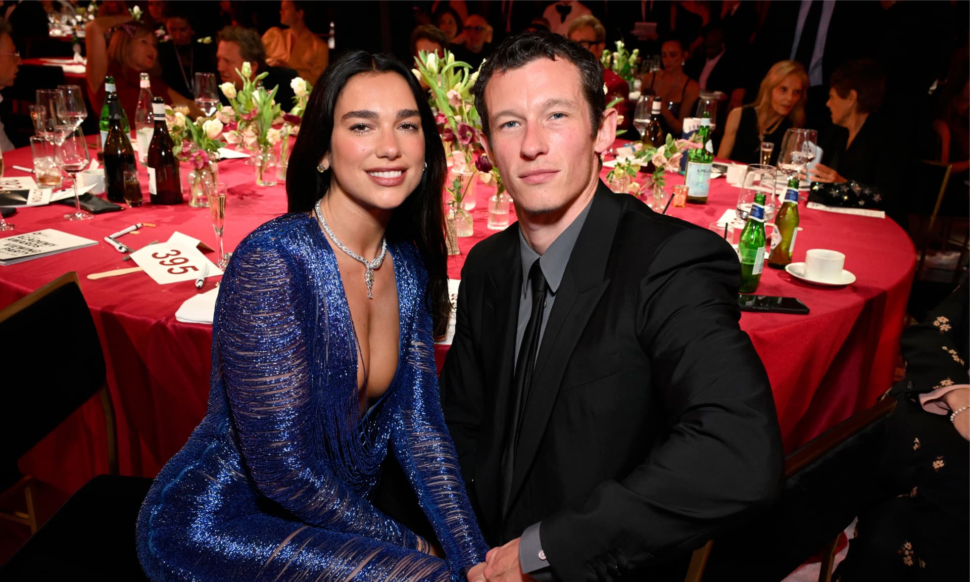 Dua Lipa and Callum Turner