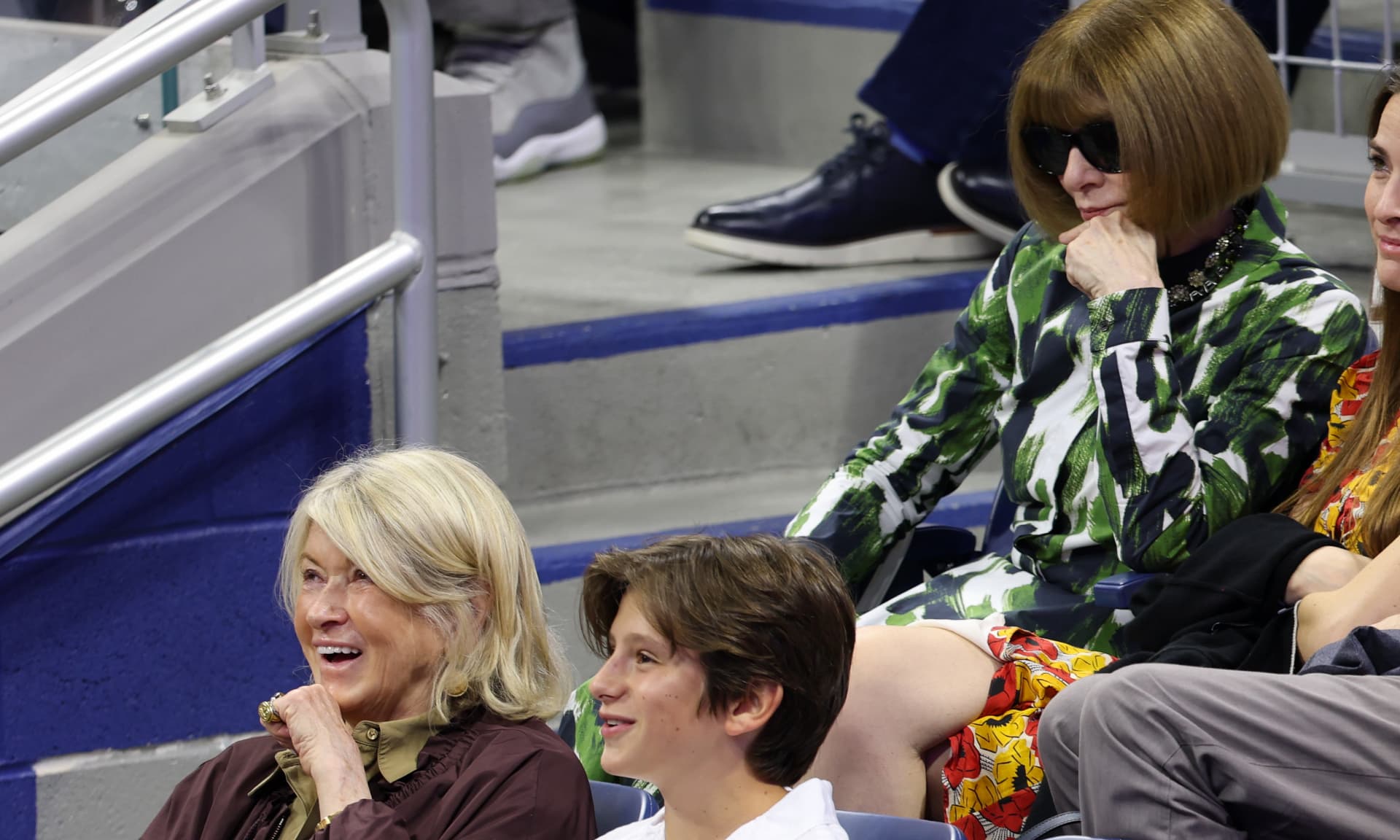 Anna Wintour and Martha Stewart at the US Open