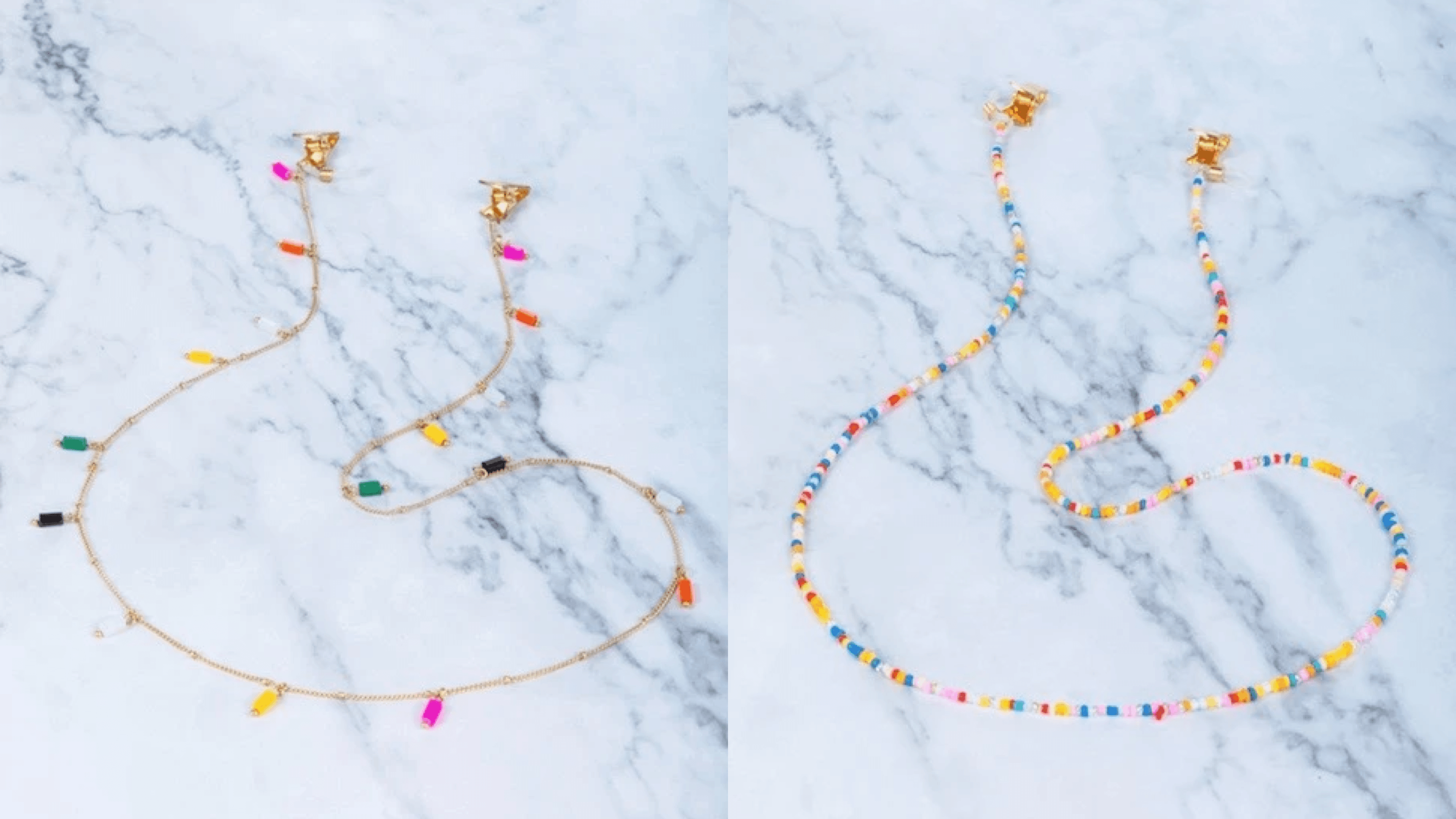 beaded mask chains