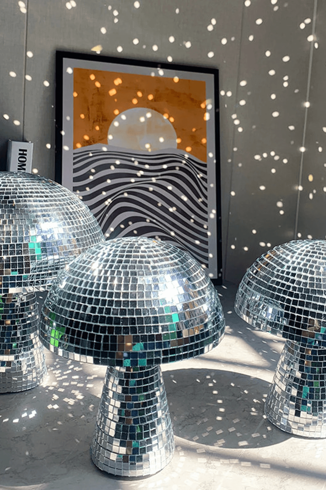 mushroom disco ball