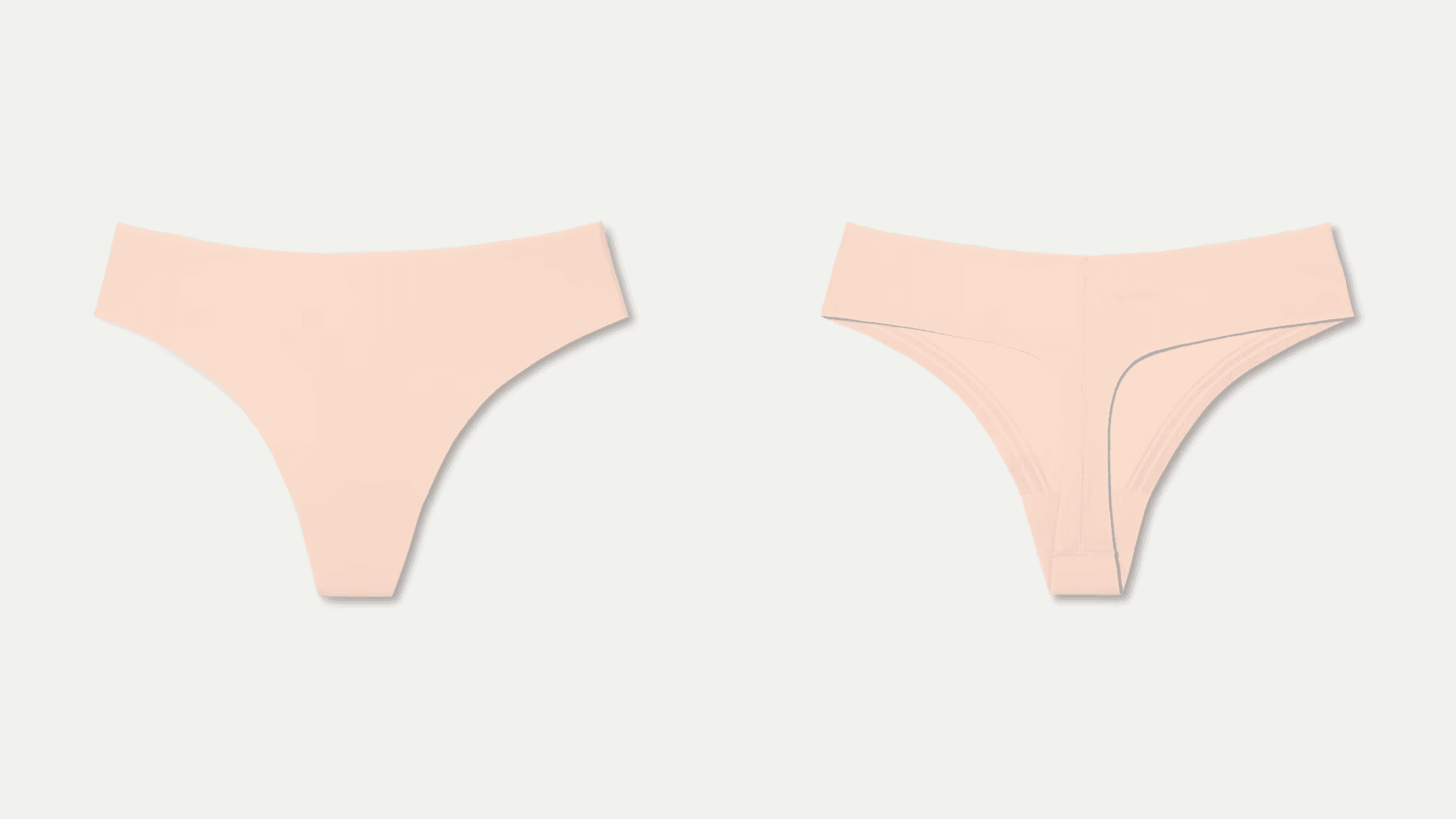 Light pink thong