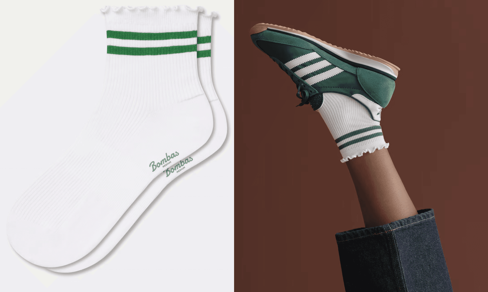 Bombas Ruffled Casual Socks