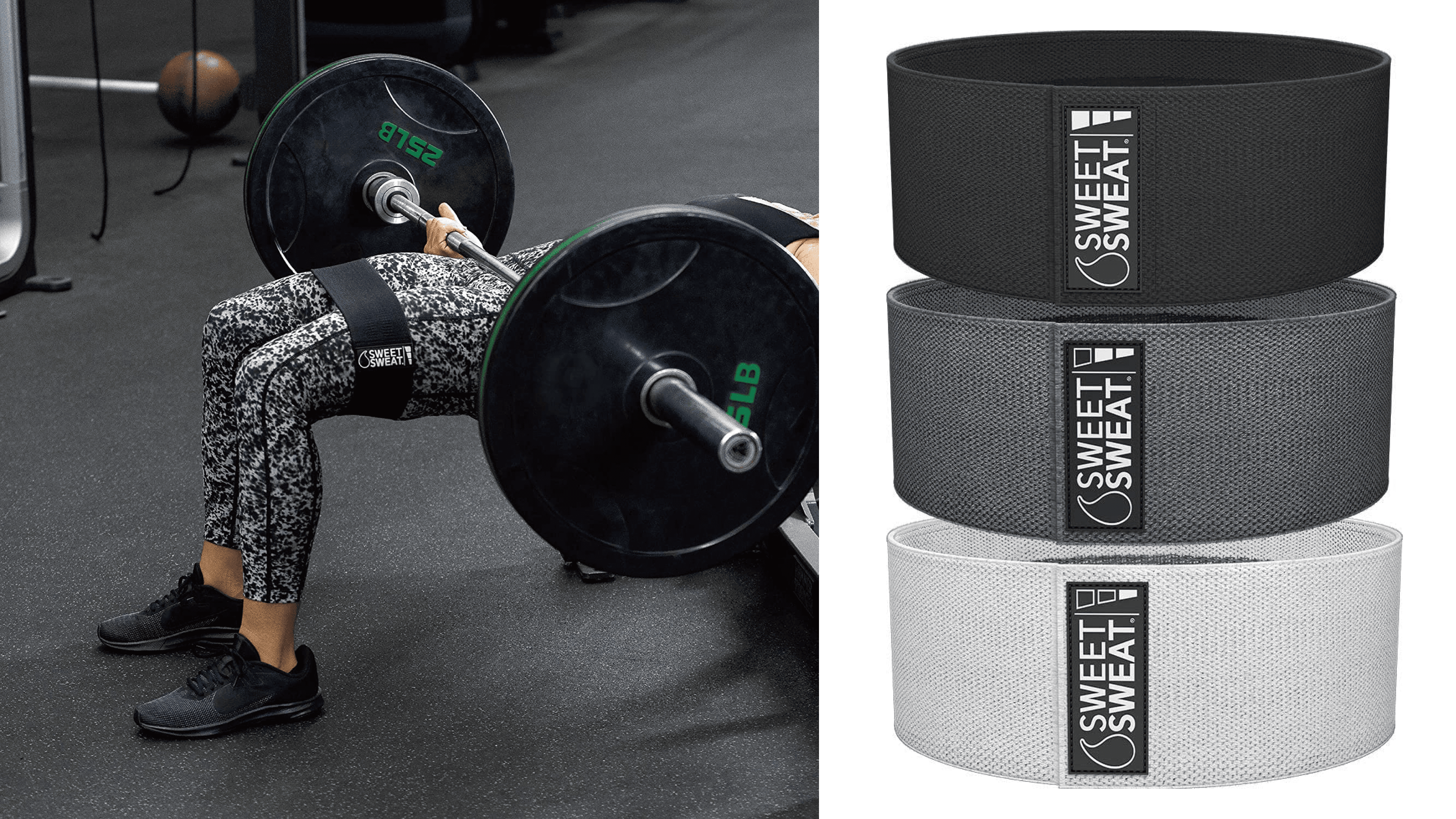 thick fabric resistance bands for working out