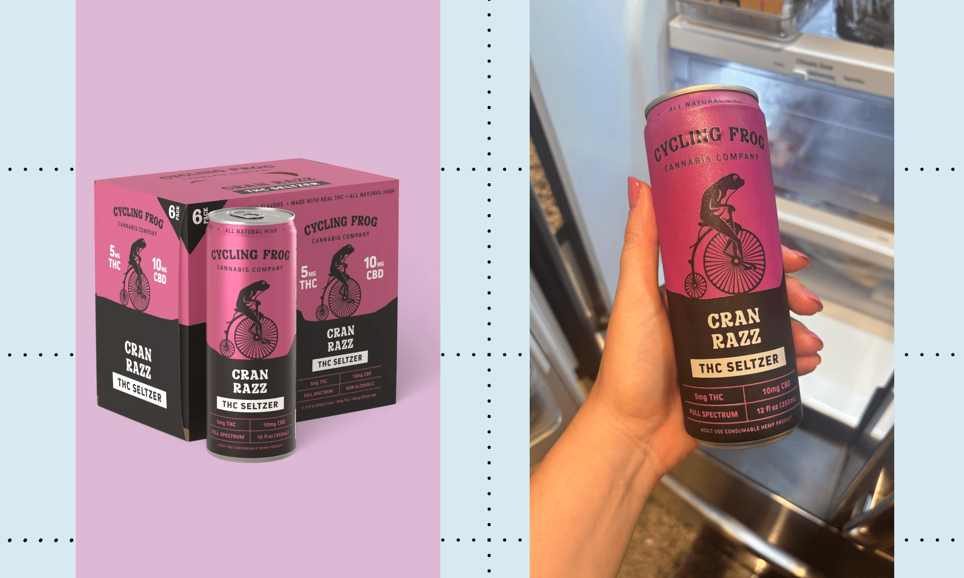 review of cycling frog thc beverages