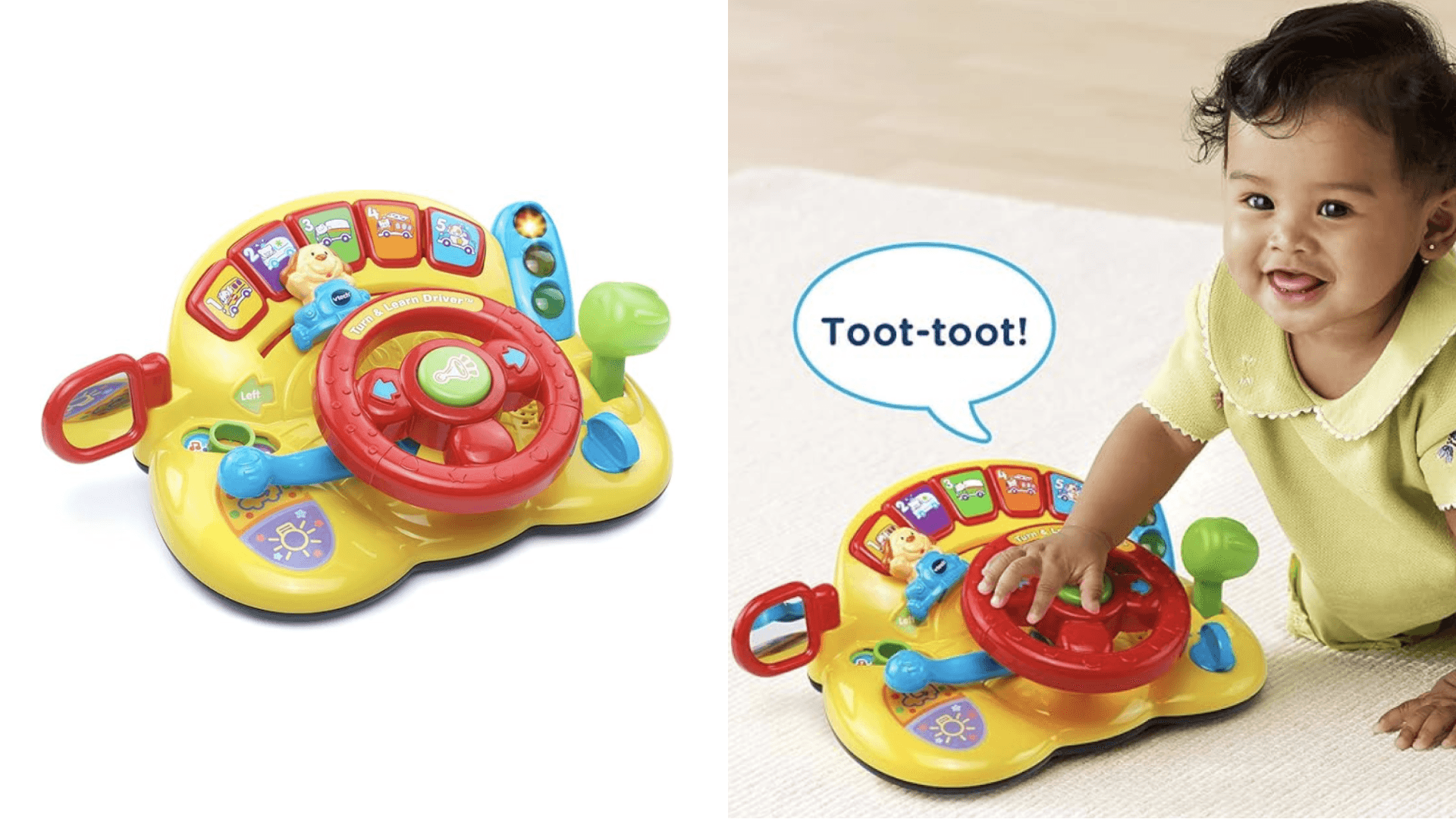 VTech Turn and Learn Driver, Yellow