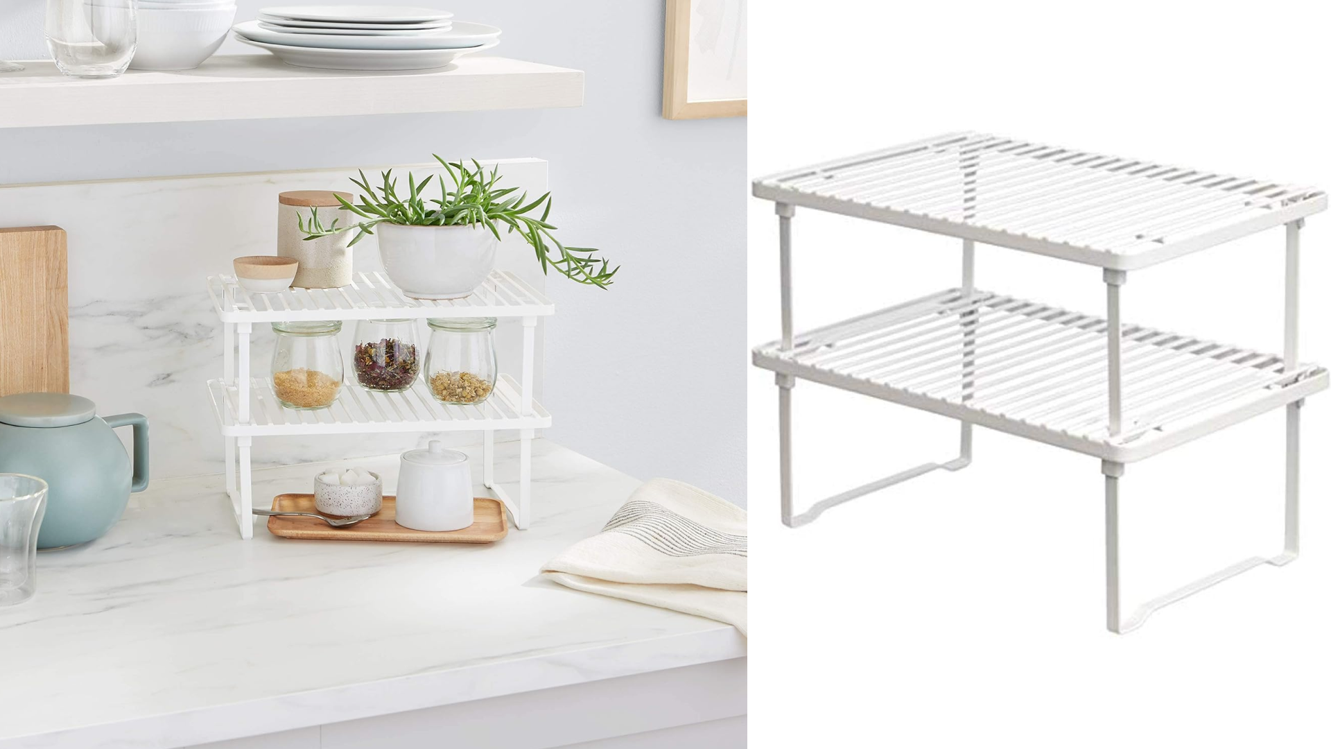 white wire cabinet shelves