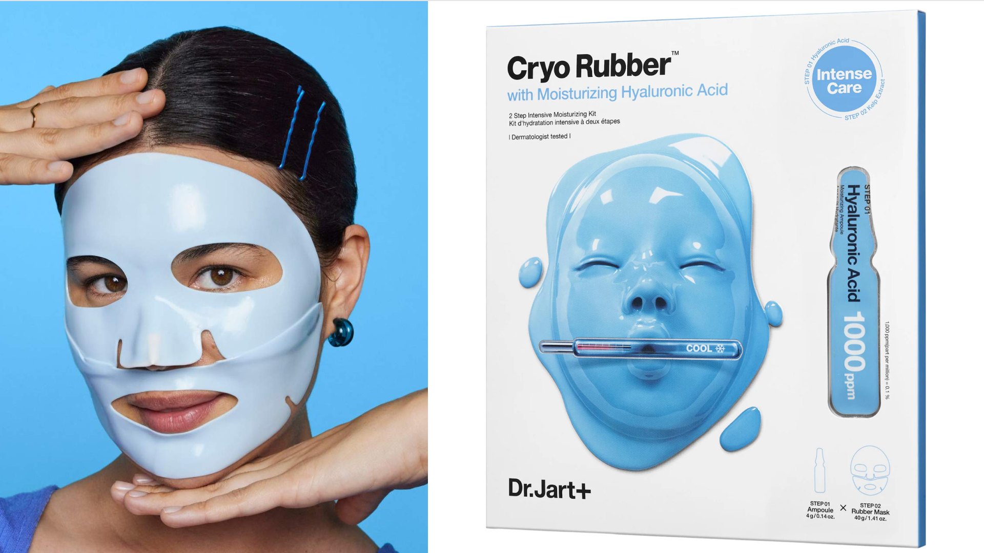 Dr. Jart+ cryo cooling rubber face mask